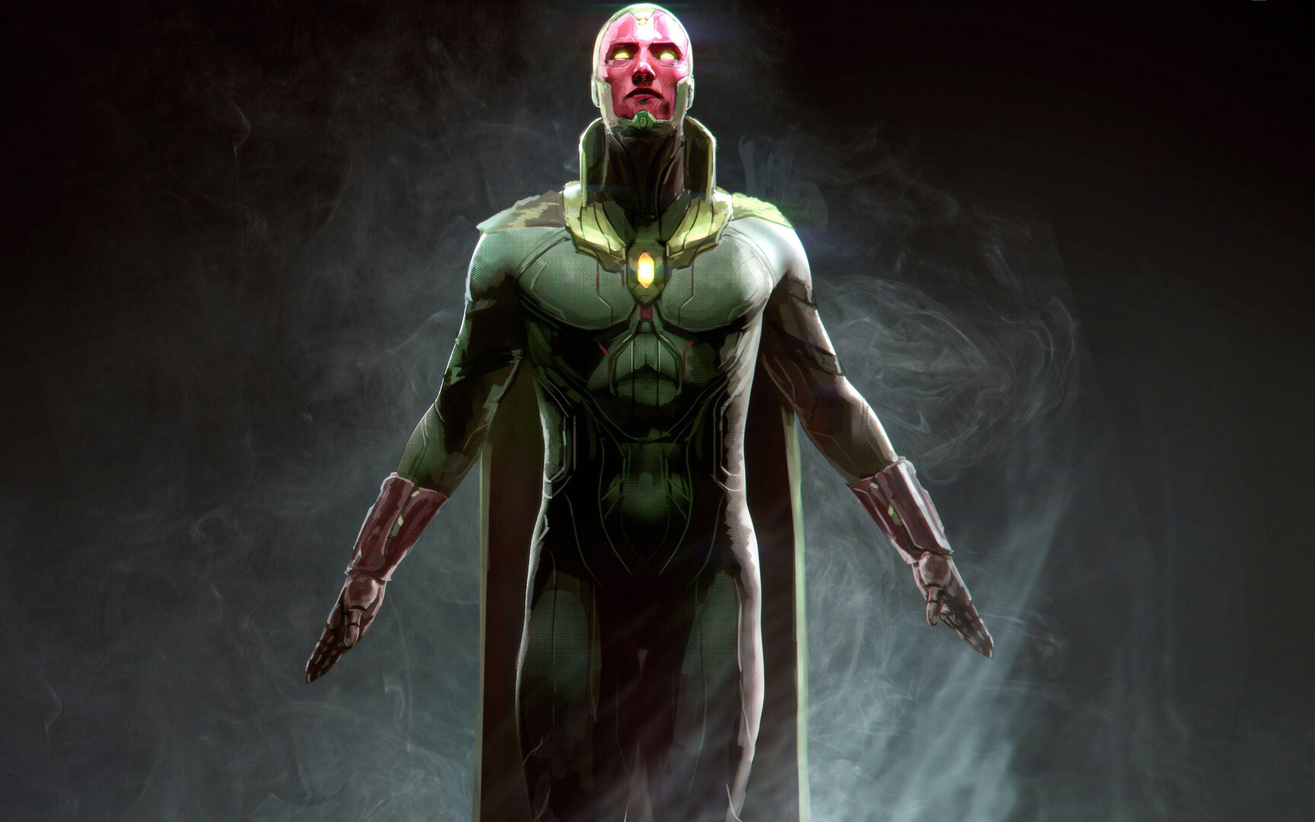 2560x1600 Marvel Vision Wallpaper
