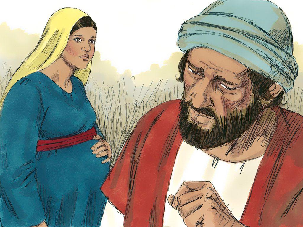 1024x768 FreeBibleimage - The Birth Of Jesus - An Angel Tells Mary And Then Joseph Of The Birth Of God's Son, Jesus (Matthew 1:18 Luke 1:26 Luke 2:1 7)