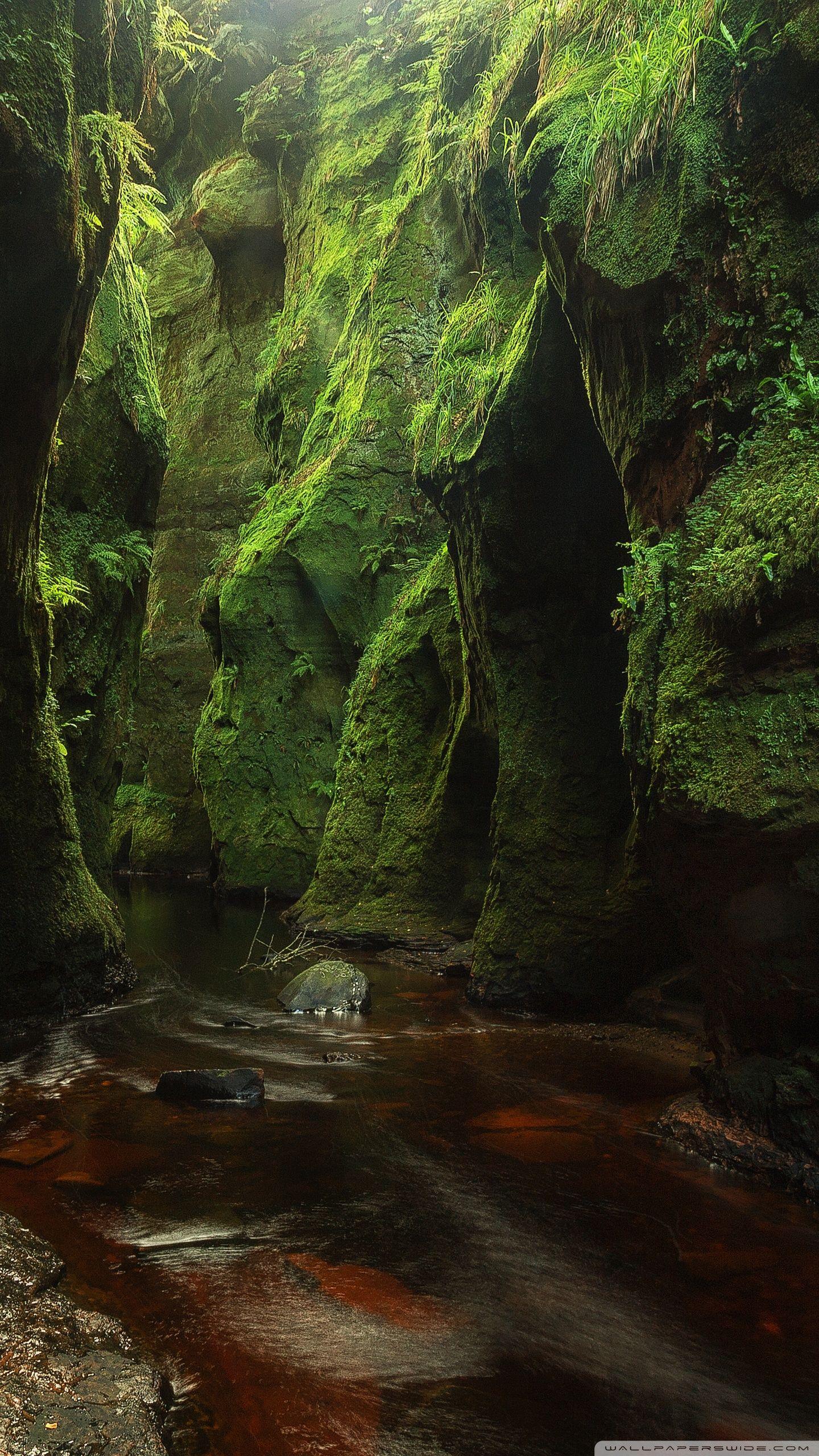 1440x2560 Blood River Devil's Pulpit Scotland Ultra HD Desktop Background Wallpaper for 4K UHD TV : Multi Display, Dual Monitor : Tablet
