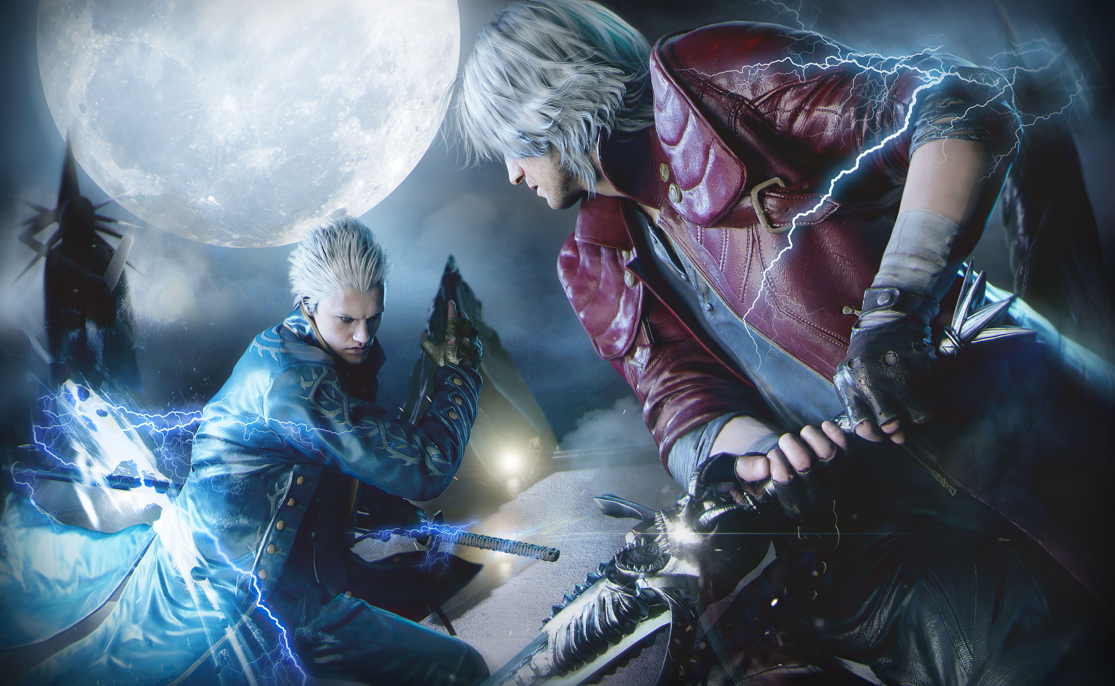 Devil May Cry 1 Classic Dante 4K Wallpaper – SyanArt Station