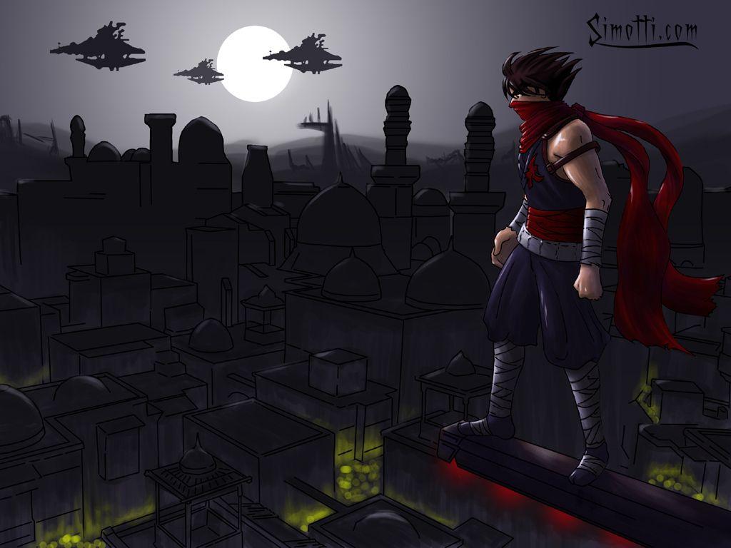 1024x768 Street Fighter Wallpaper: Strider Hiryu