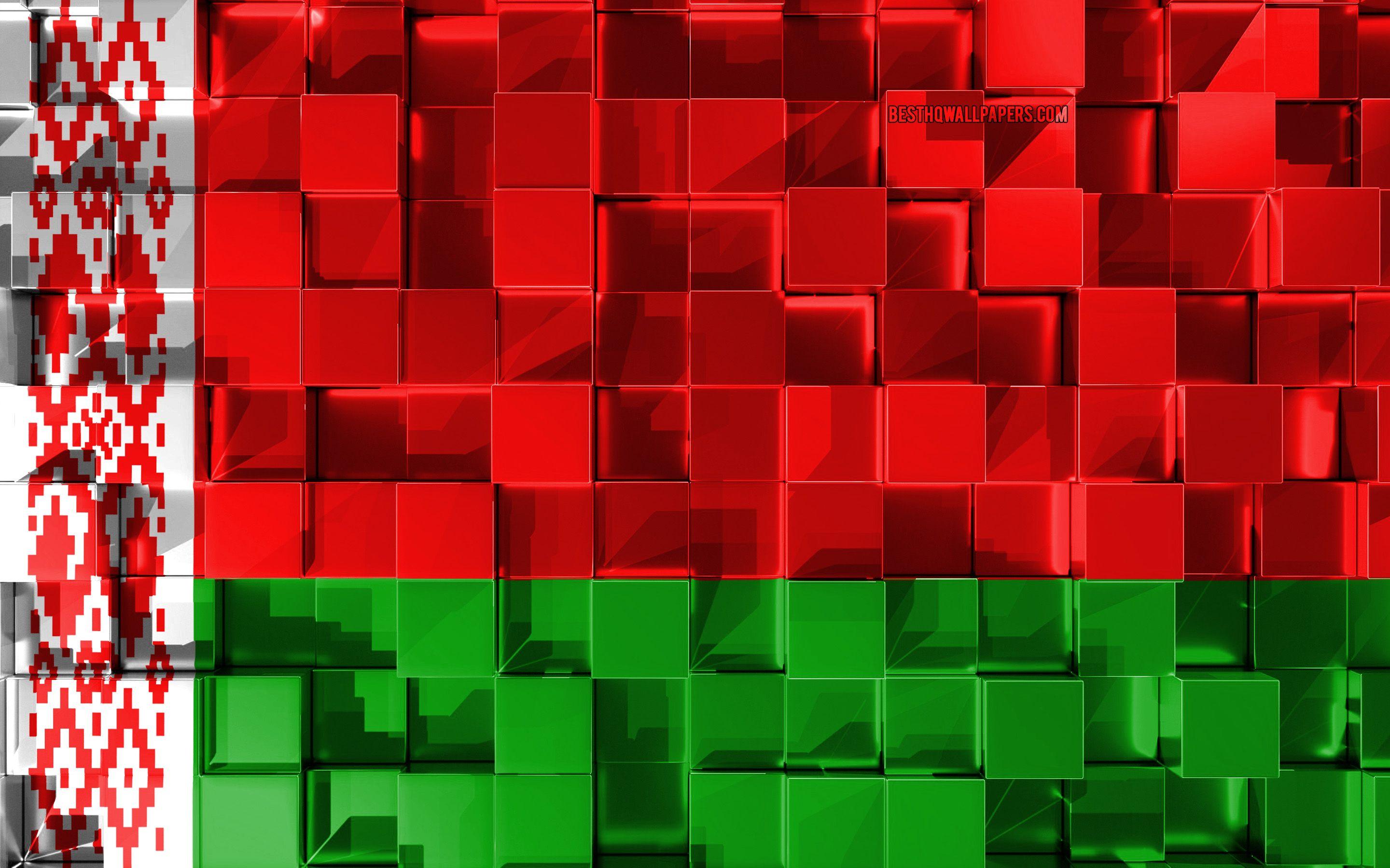 2880x1800 Download wallpaper Flag of Belarus, 4k, 3D flag, 3D cubes texture, Belarus flag, 3D art, Belarus, Europe, 3D texture for desktop with resolution 2880x1800. High Quality HD picture wallpaper