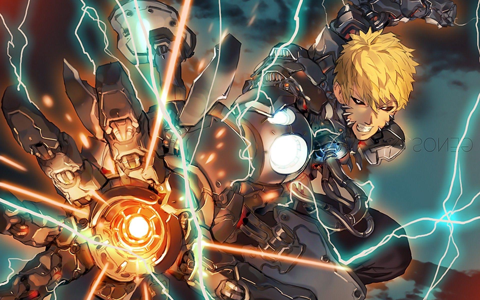 1920x1200 One Punch Man Wallpaper Genos
