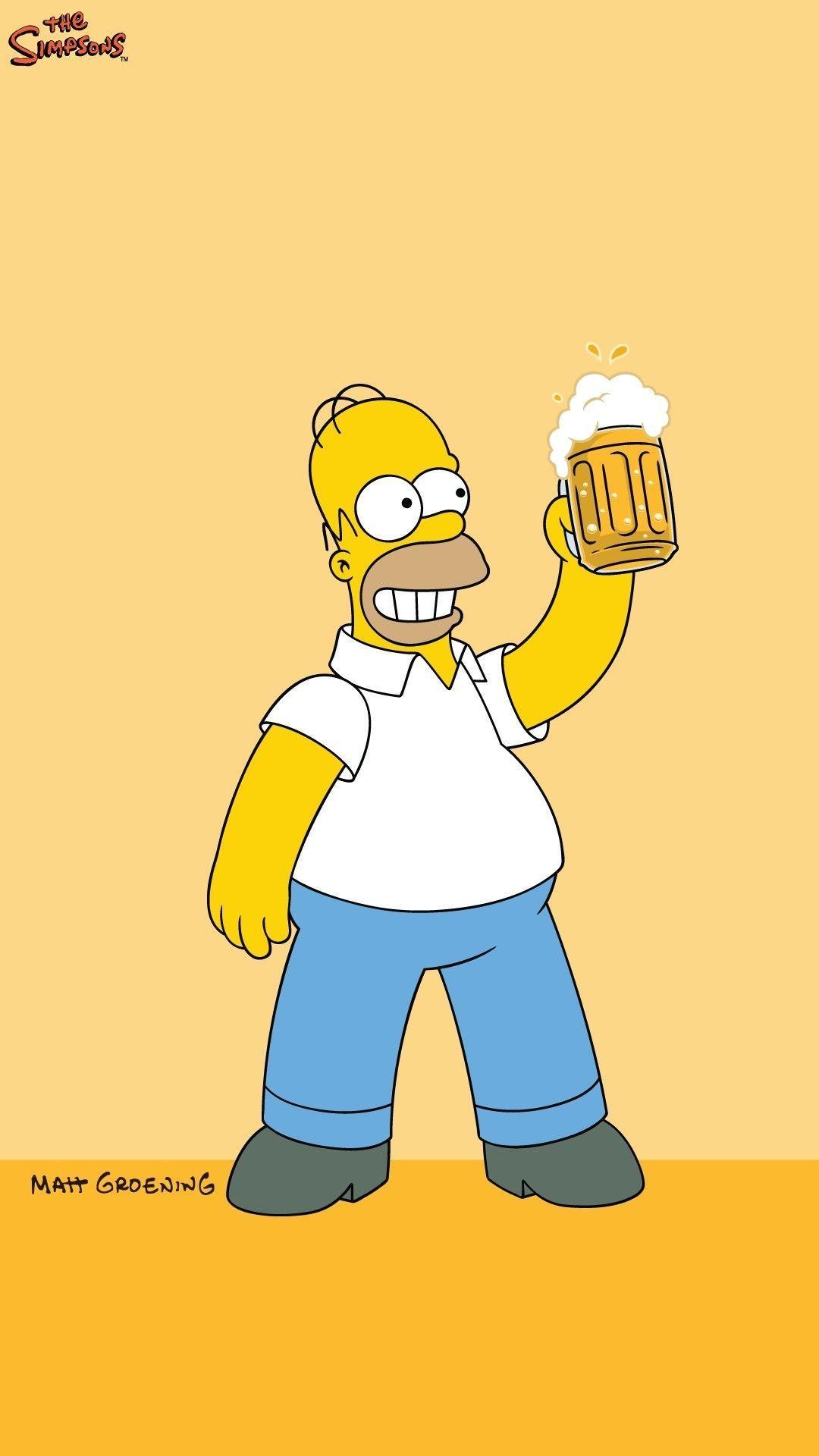 Homer Simpson Drink Wallpapers Top Free Homer Simpson Drink Backgrounds WallpaperAccess