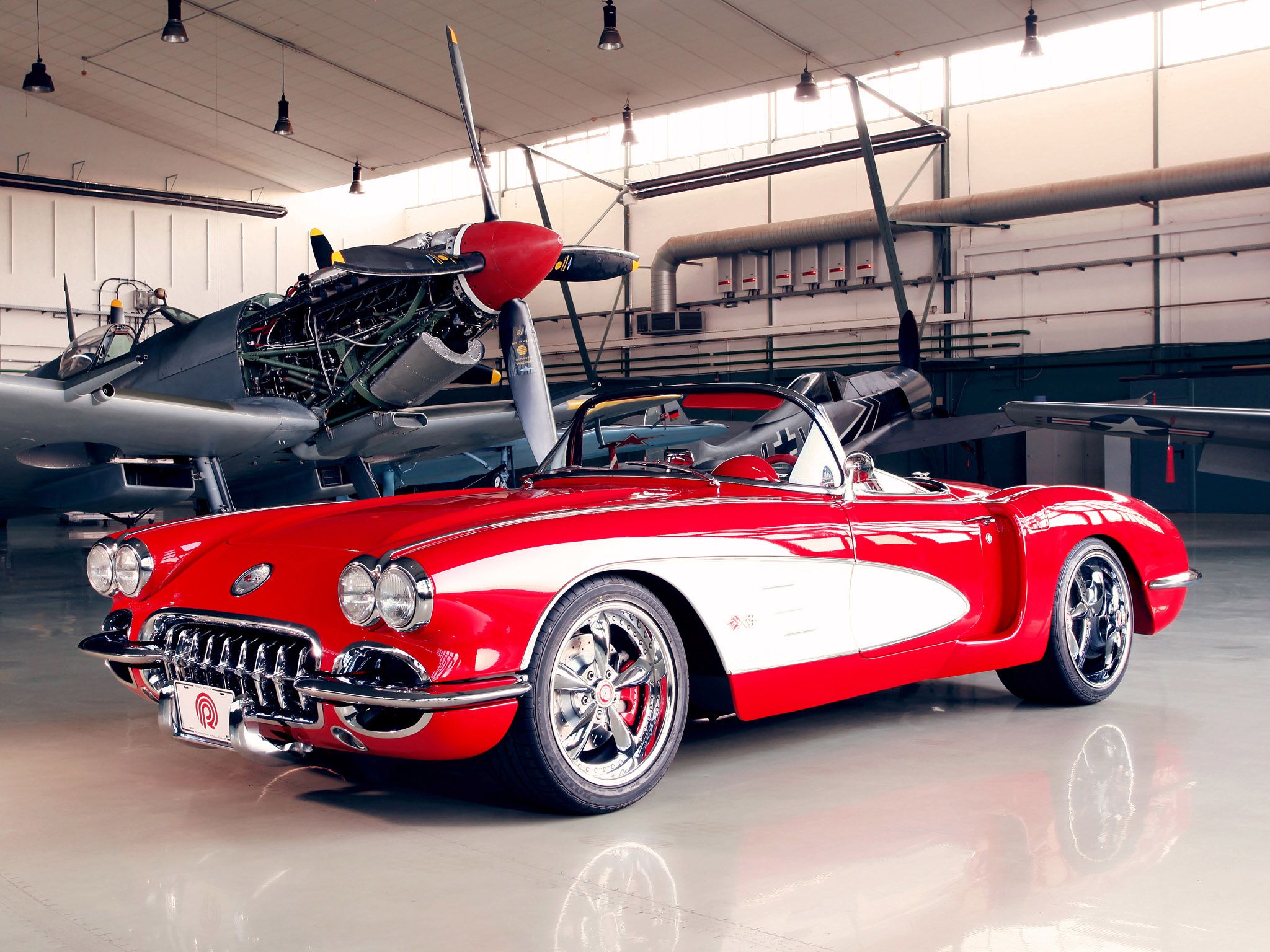2048x1536 Chevrolet, Corvette, C Pogea, C Retro, Muscle, Supercar, Supercar, Custom, Hot, Rod, Rods Wallpaper HD / Desktop and Mobile Background