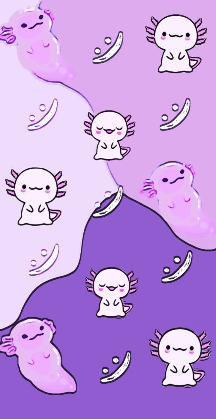720x1398 Axolotl Wallpaper Aesthetic: Exploring the Delightful World of Axolotls