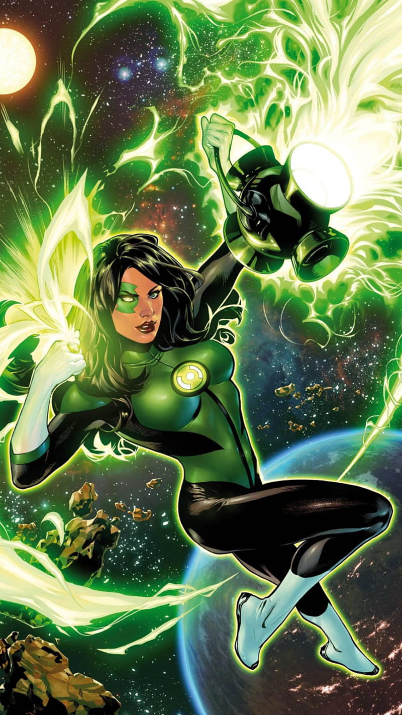 800x1422 Jessica Cruz, dc, green lantern, HD phone wallpaper