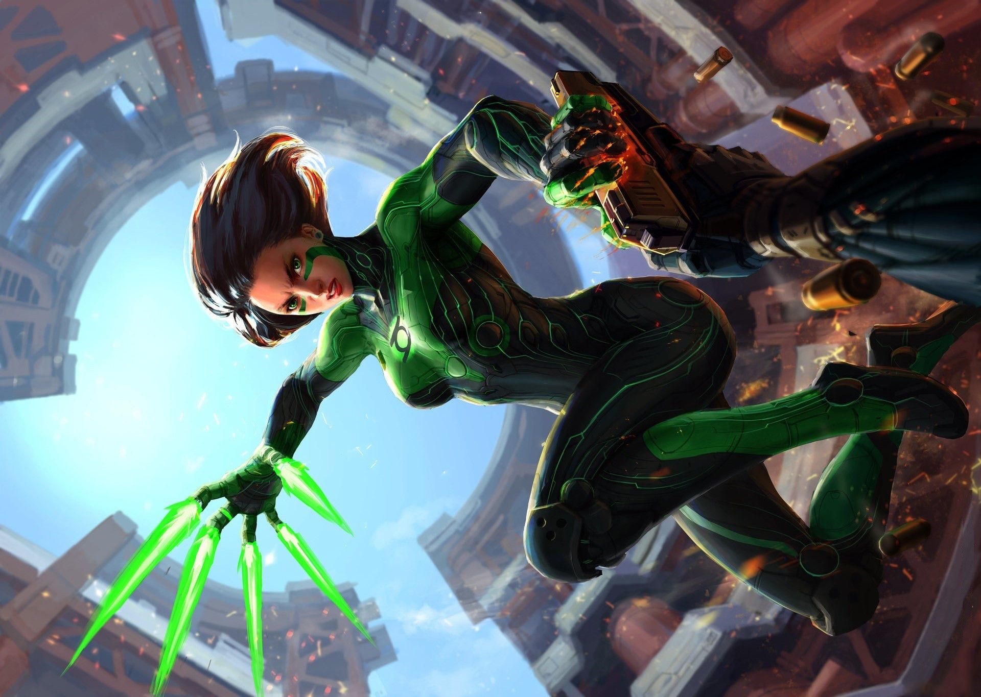 1920x1365 Jessica Cruz: HD Green Lantern Comic Wallpaperx1365