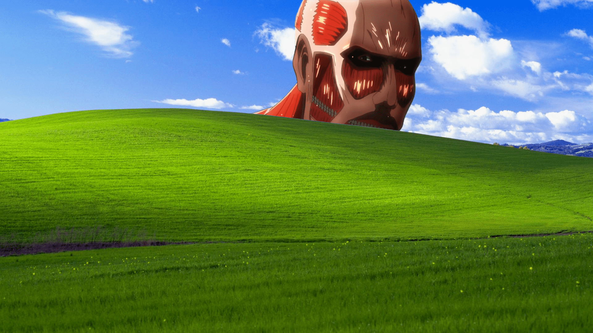 1920x1080 Epic Attack on Titan HD Wallpaper: Nature Meets Titansx1080