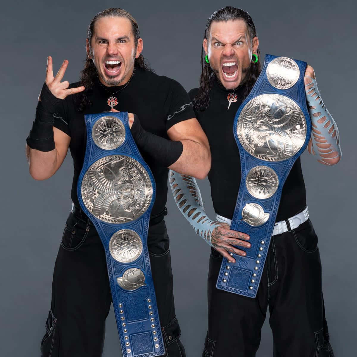 1200x1200 Wwe Tag Team Champions Matt Hardy And Jeff Hardy Wallpaper
