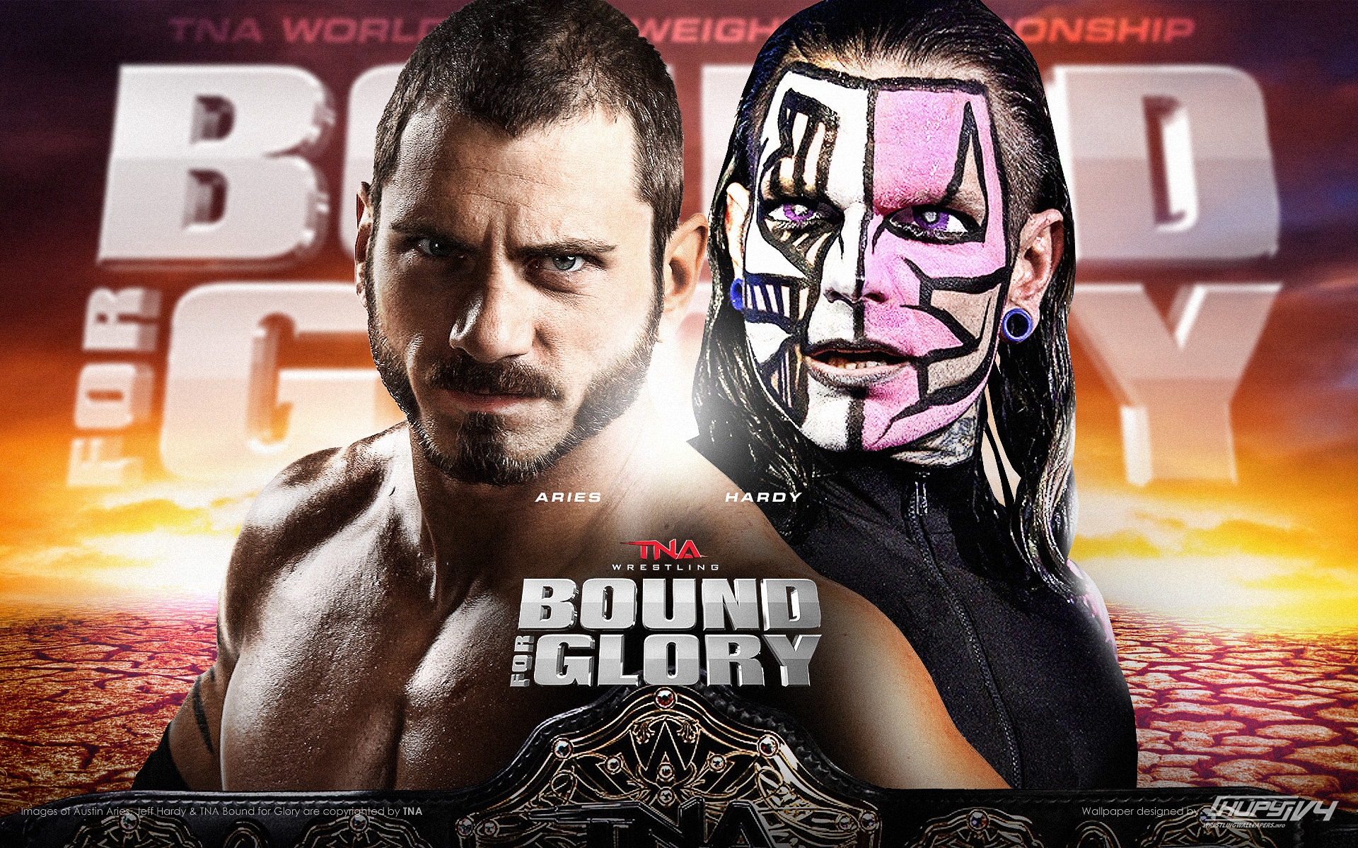 1920x1200 TNA Bound for Glory Wrestling Wallpaper