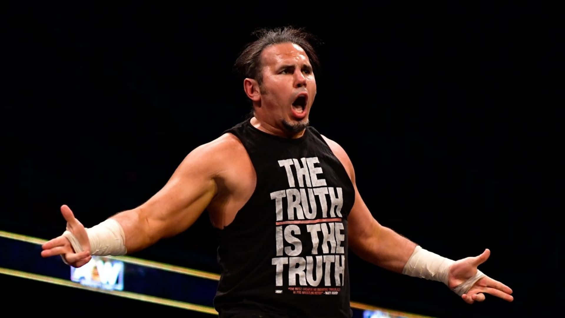 1920x1080 Aew American Wrestler Matt Hardy Finger Guns Wallpaper
