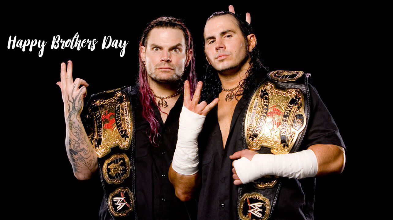 1284x722 Happy Brothers Day Jeff Matt Hardy Wwe HD Wallpaper