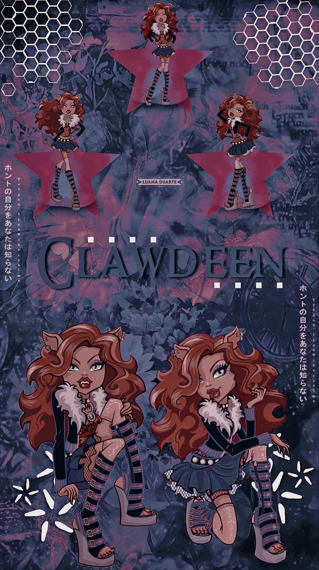 1075x1919 Clawdeen Wolf Wallpaper