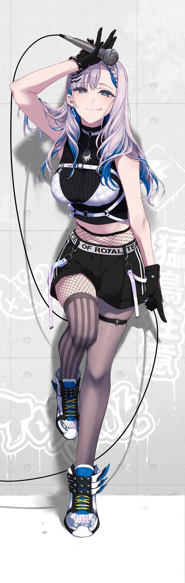 600x1884 Pavolia Reine Ch. Anime Image Board