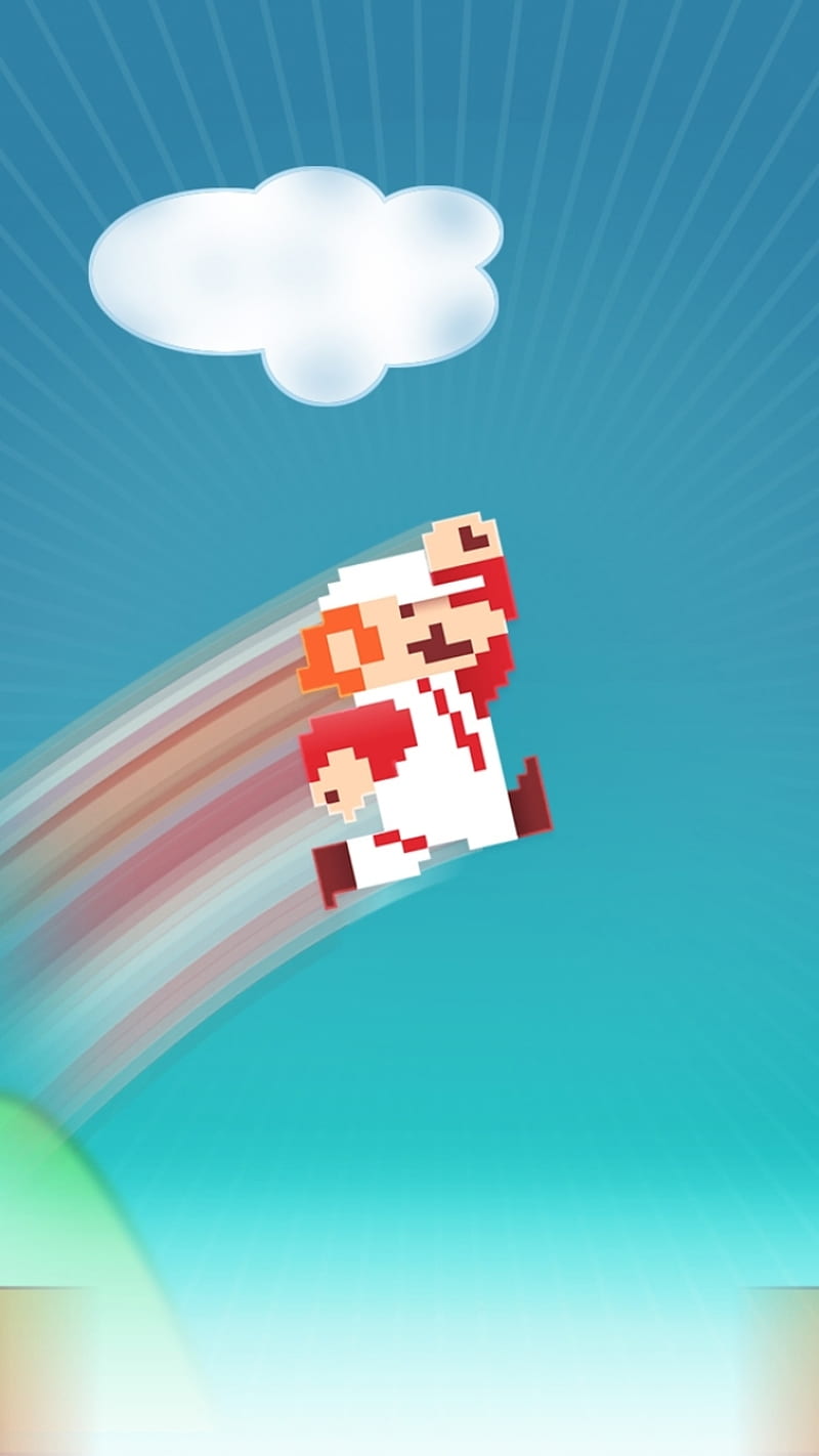 800x1422 Super Mario, fire, HD phone wallpaper
