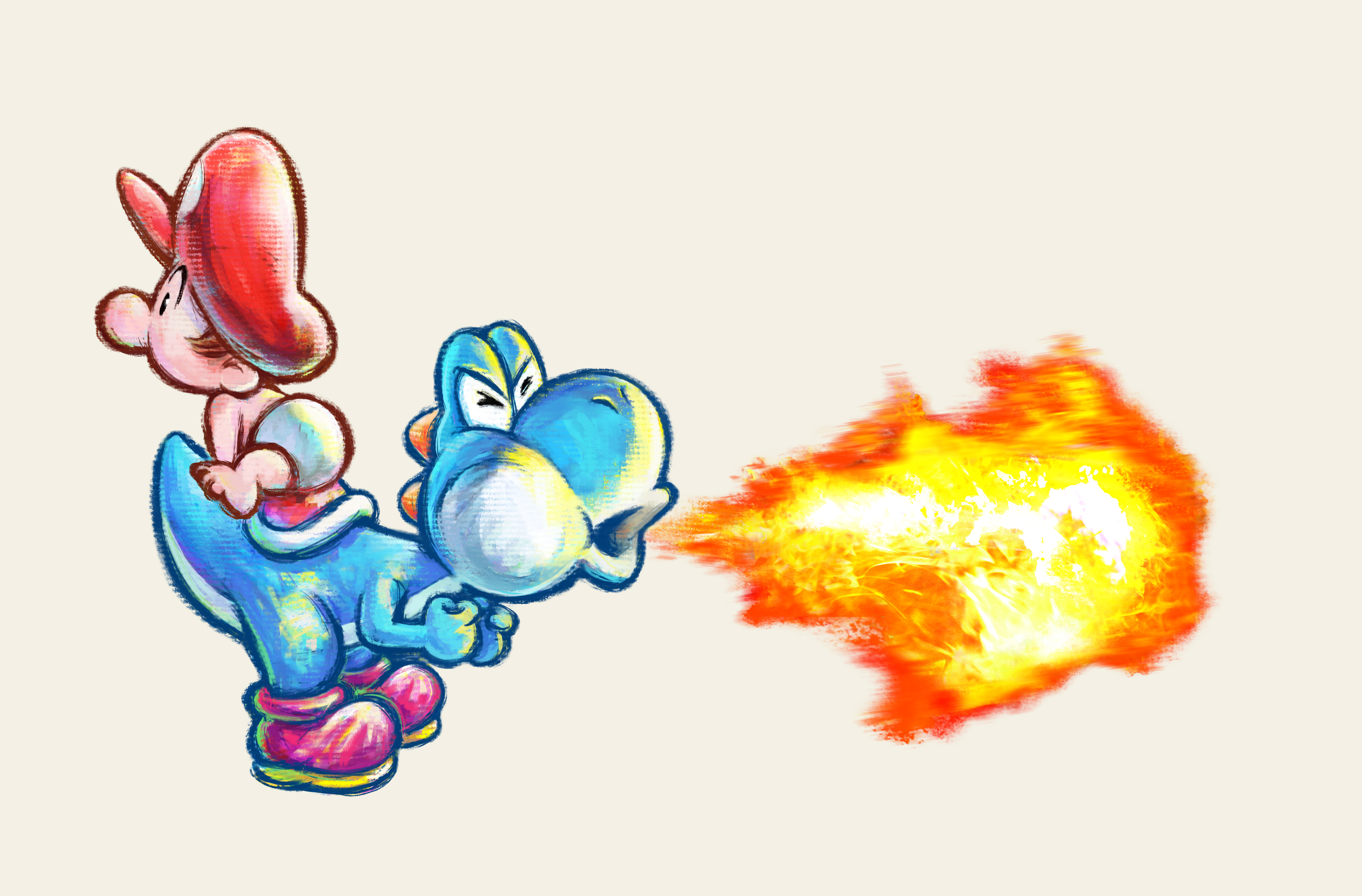 3800x2500 mario, yoshi dash, fire Wallpaper, HD Games 4K Wallpaper, Image and Background