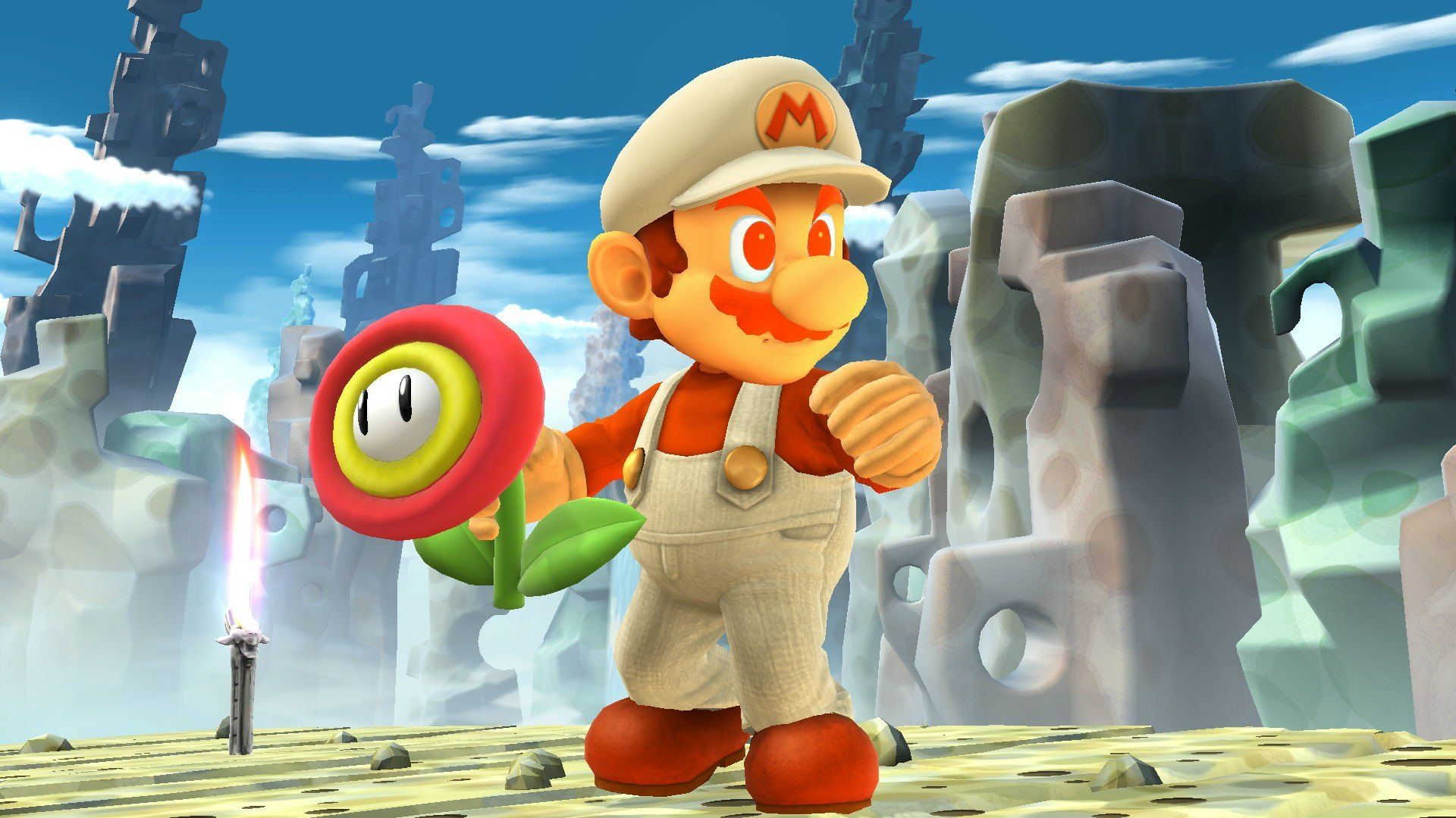 1920x1080 NES Fire Mario