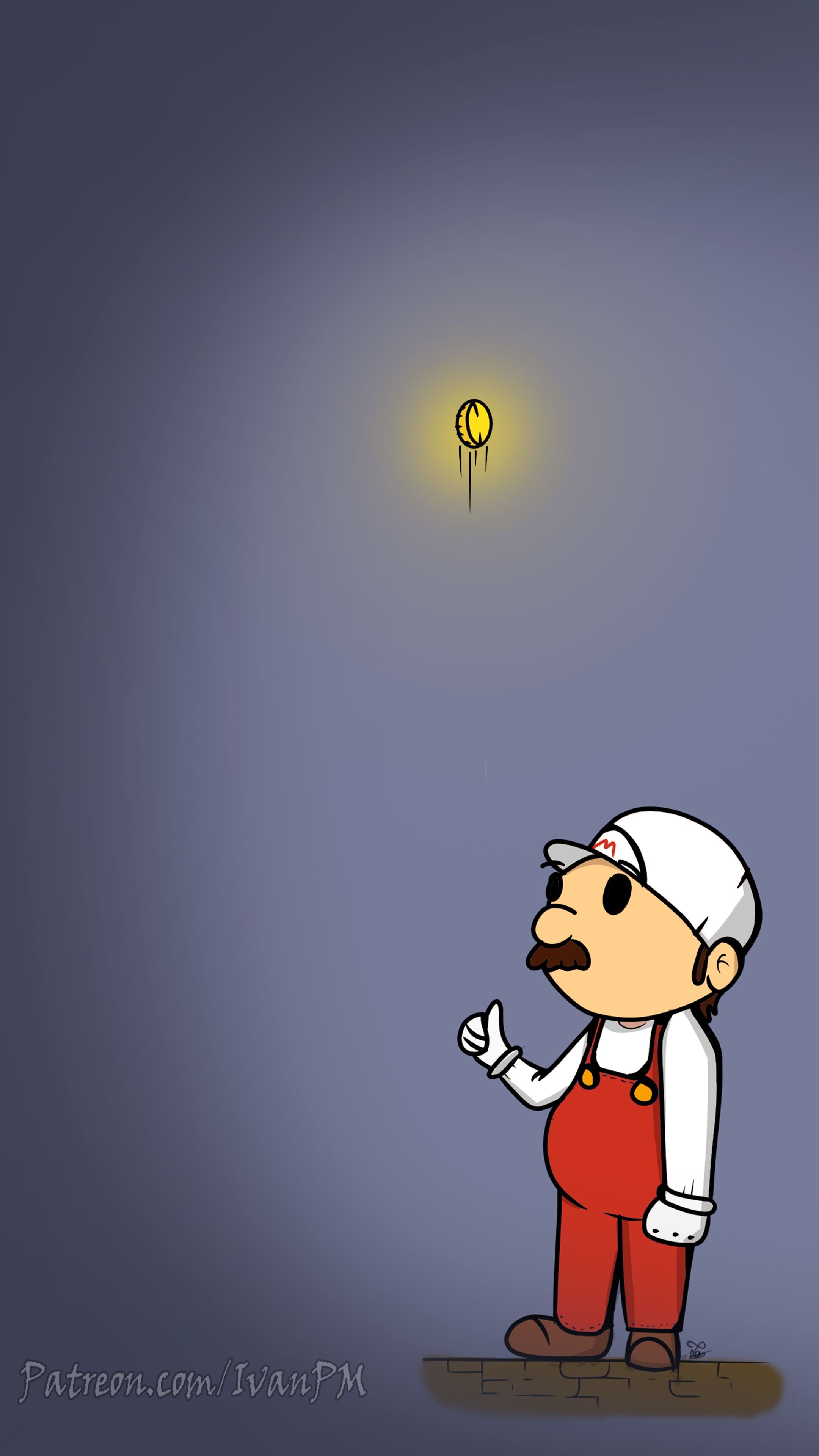 2160x3840 Phone wallpaper: Fire, Video Game, Super Mario Bros, Mario 1157316