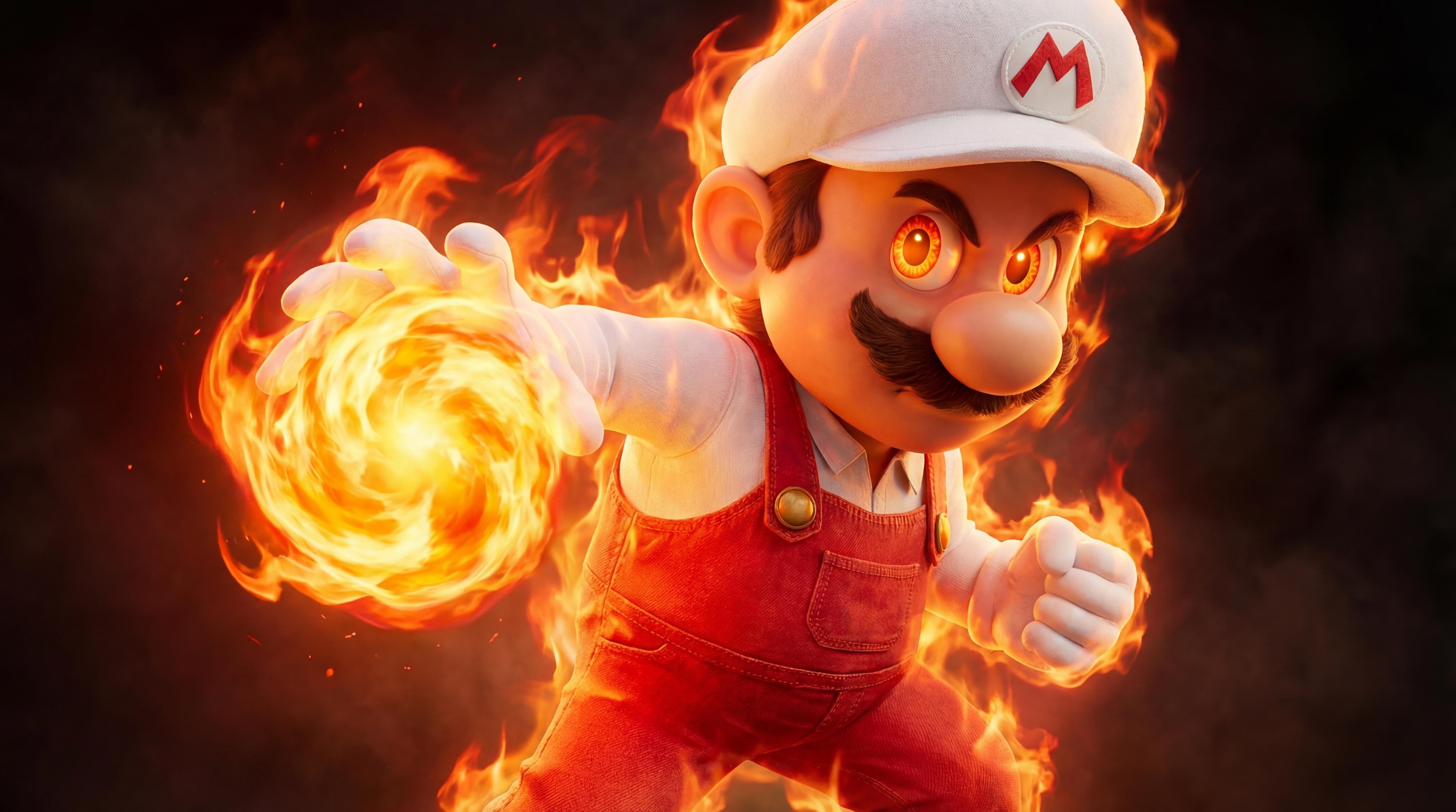 5504x3072 I Have A Prediction In The Movie Verse That The Fire Ability Works Like This When Its User Gets Mad And Serious