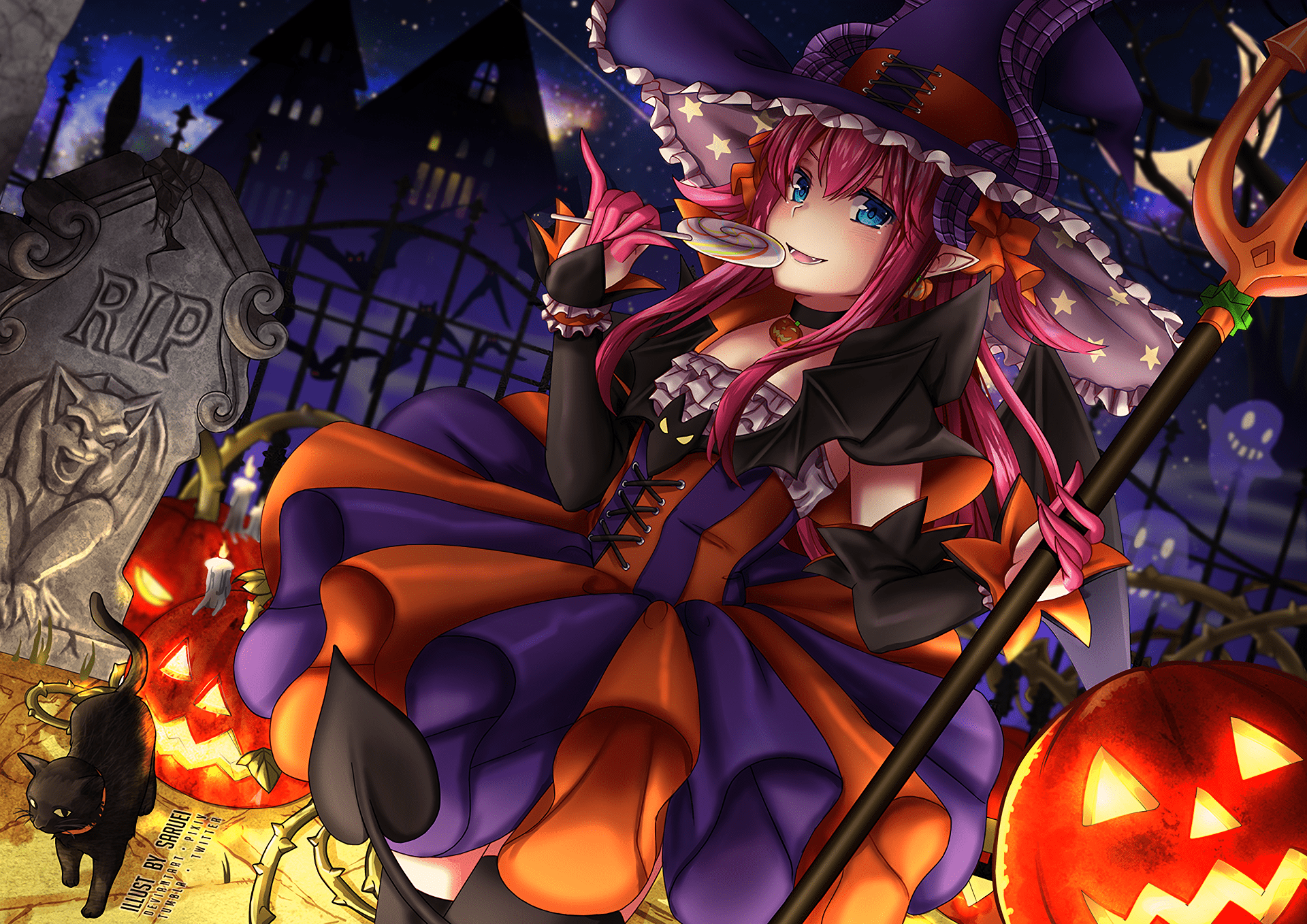 1920x1358 Elizabeth Bathory Halloween HD Wallpaper Grand Orderx1358