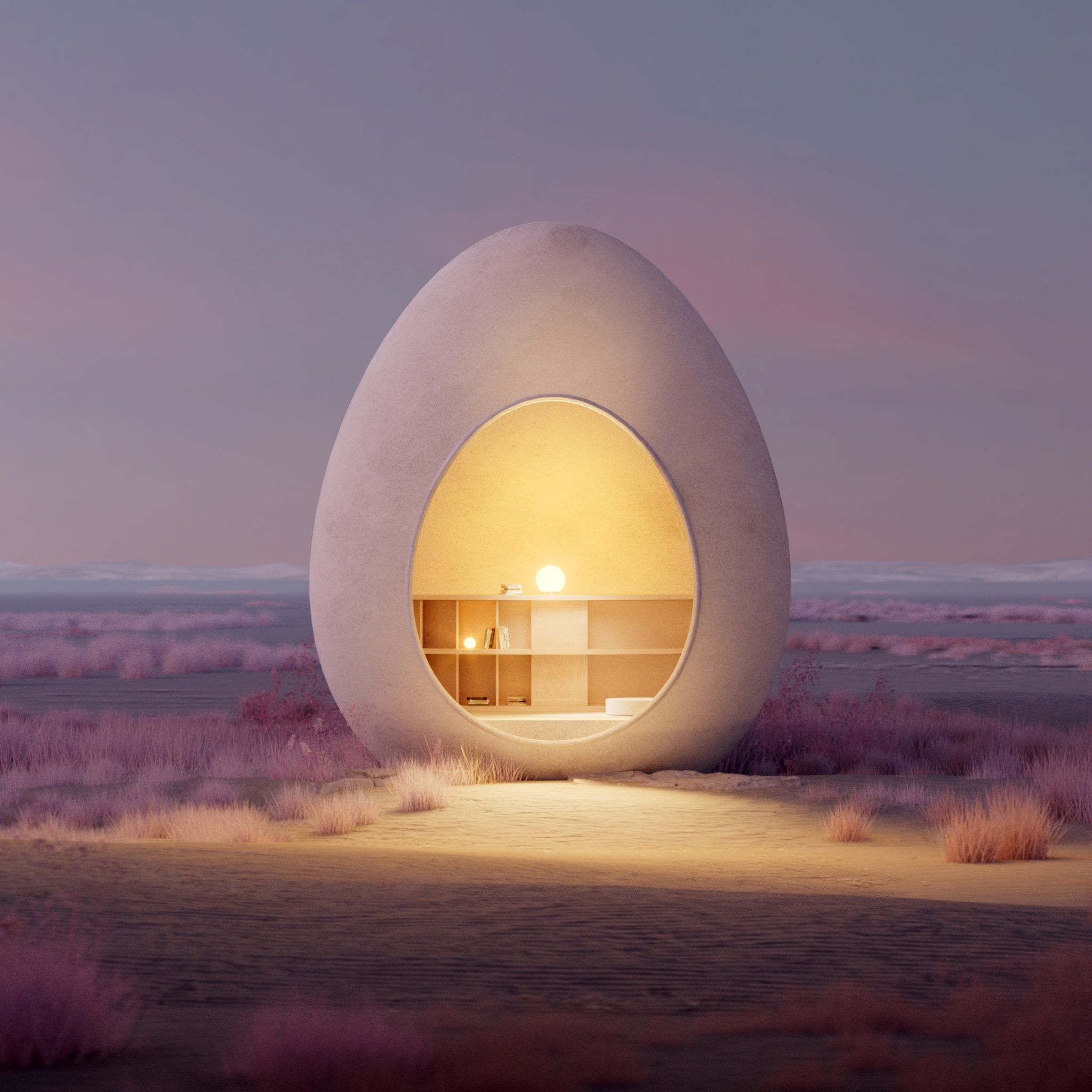 2048x2048 Cozy Wallpaper 4K, Outdoor, Aesthetic, Landscape