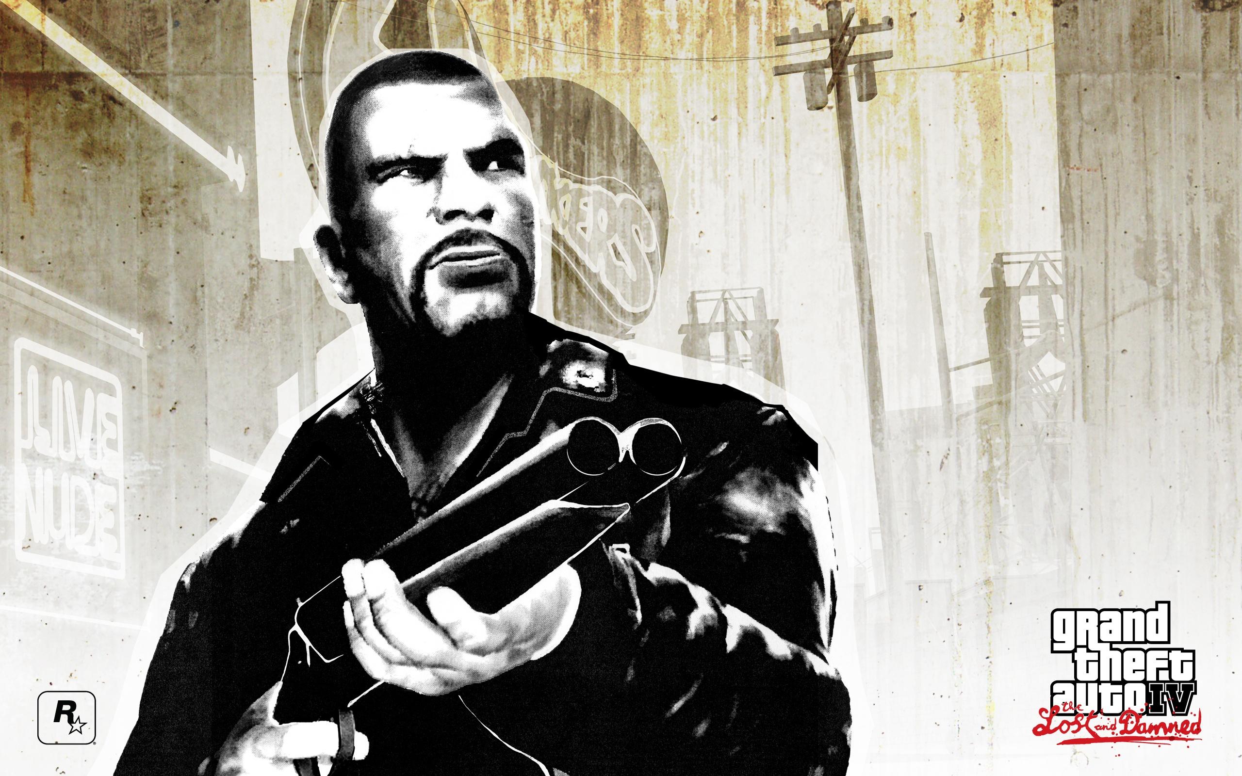 2560x1600 GTA IV: The Lost and Damned Artworks (TLaD). Grand Theft Auto IV