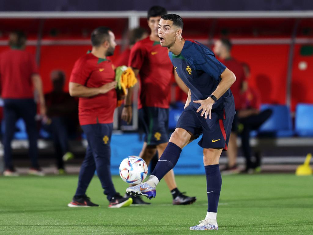 1024x768 World Cup 2022: Cristiano Ronaldo reaction from Portugal coach in press conference