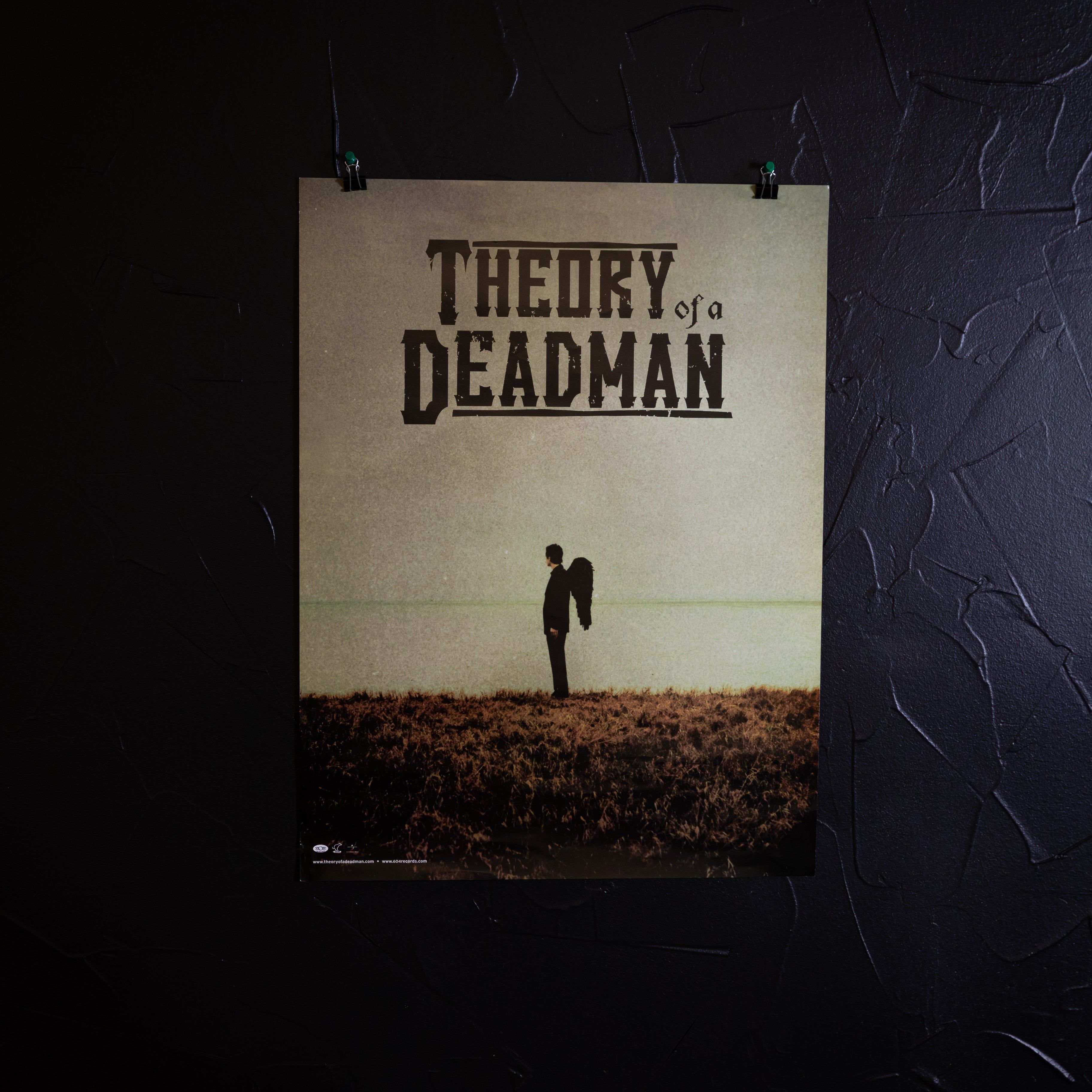 3648x3648 Signed 'Theory Of A Deadman' Poster