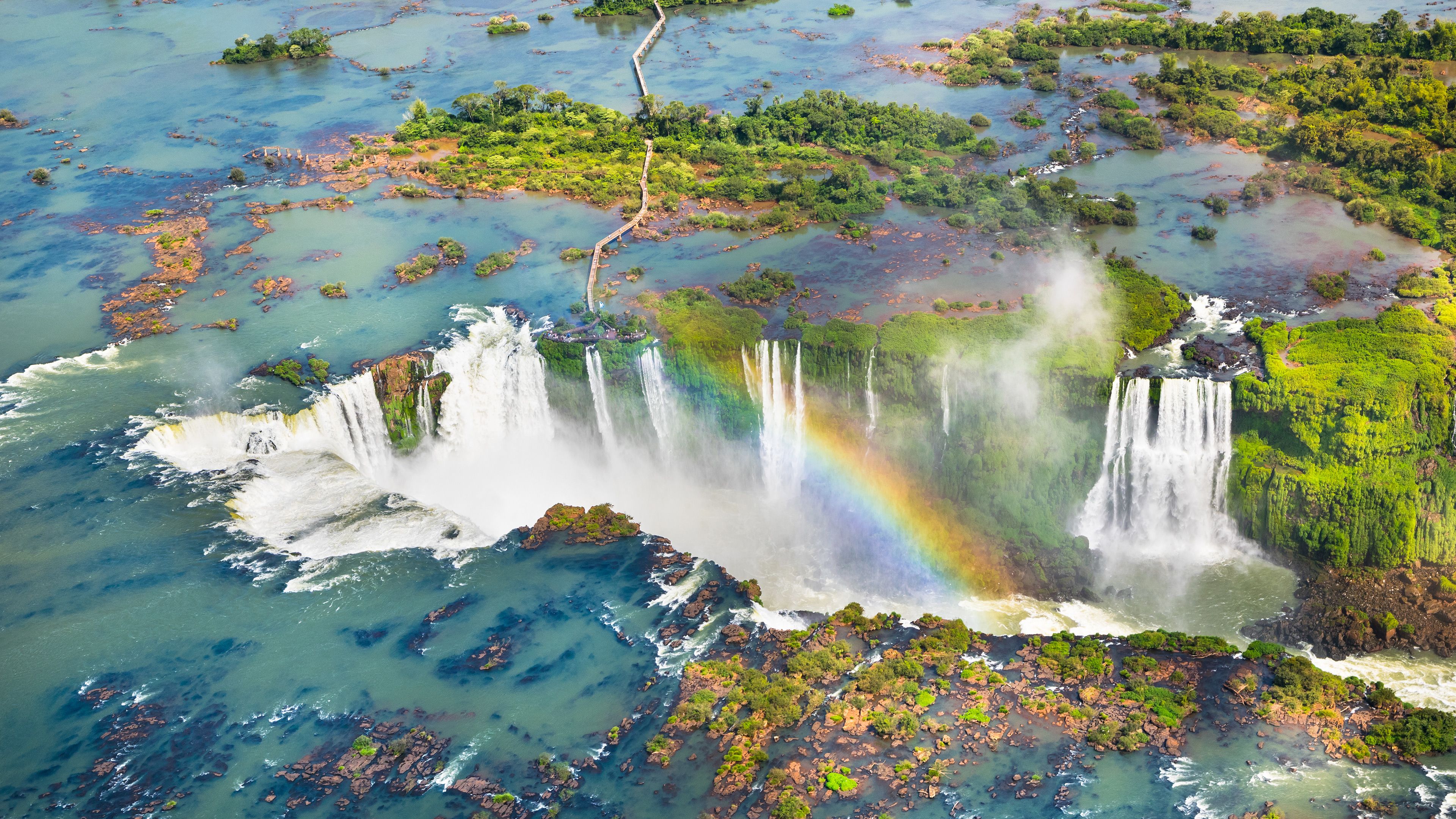 3840x2160 Bing HD Wallpaper Mar 2024: Iguazú Falls, Foz do Iguaçu, Brazil Wallpaper Gallery