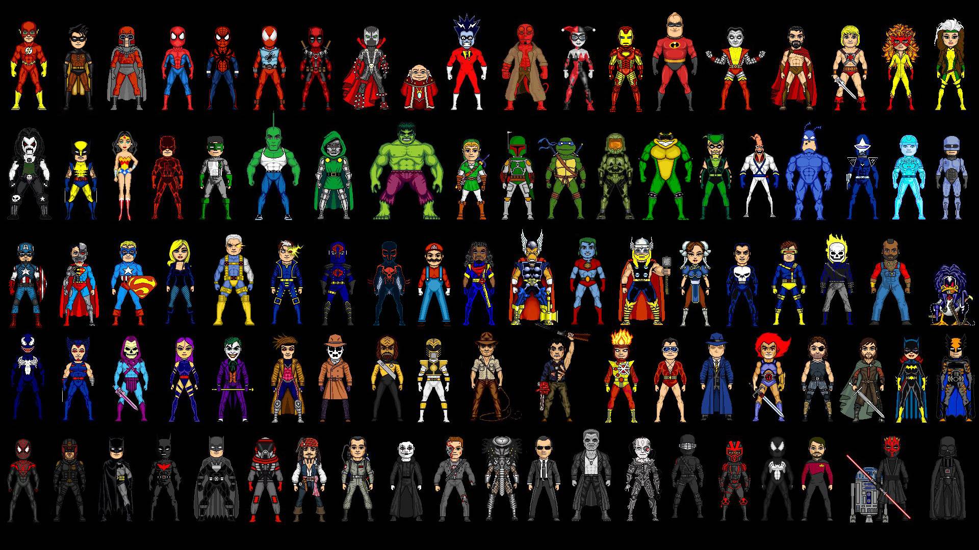 1920x1080 Gaming Character Wallpaper