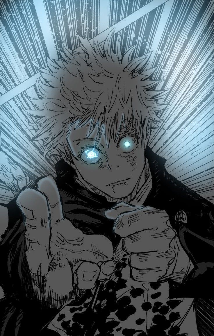 736x1156 Discover 12 Anime and gojo manga glowing ideas. gojo pfp manga glow, gojo pfp manga glowing eyes, gojo glowing eyes and more
