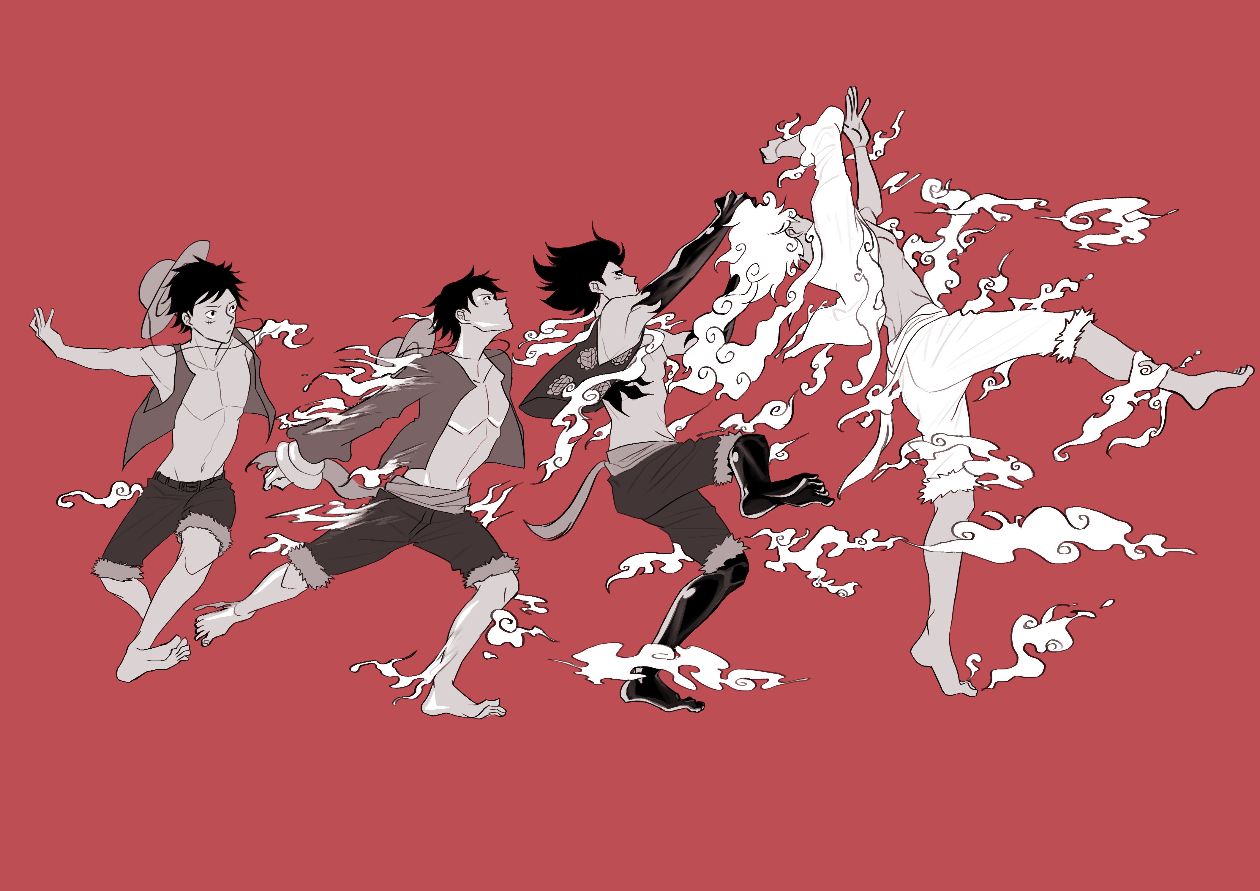 4242x3000 Monkey D. Luffy