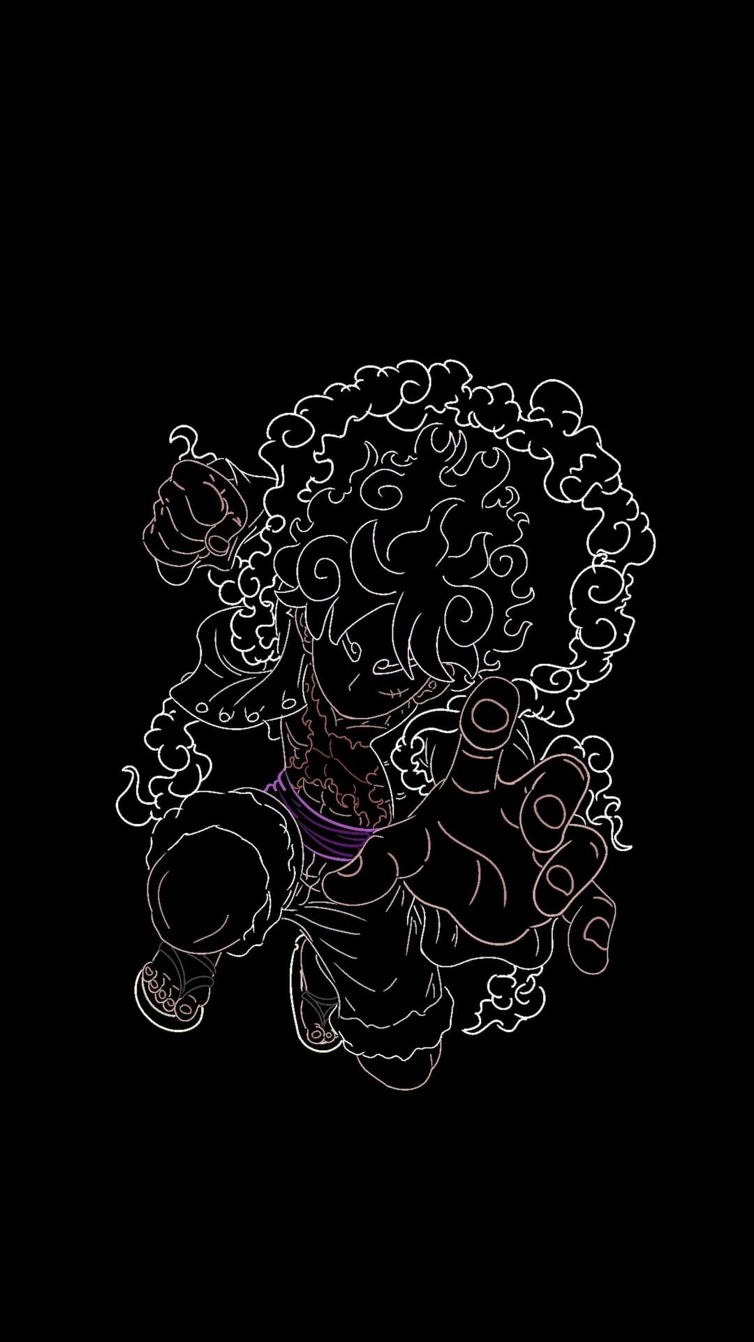 1080x1922 GEAR 5 Luffy background(1080x1350)
