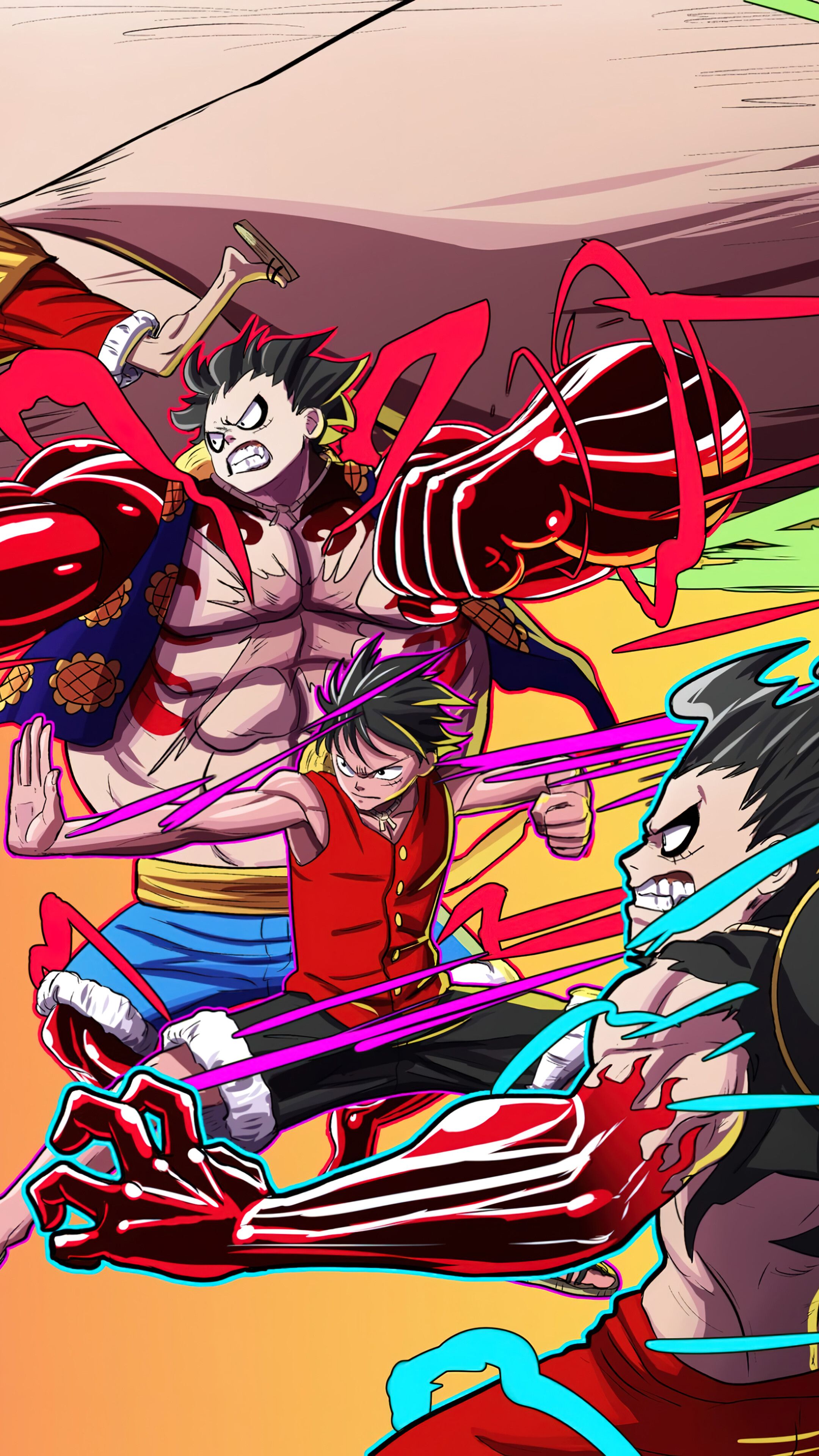 2160x3840 Luffy Gear 5 Sun God Nika One Piece Wallpaper 4K HD PC g