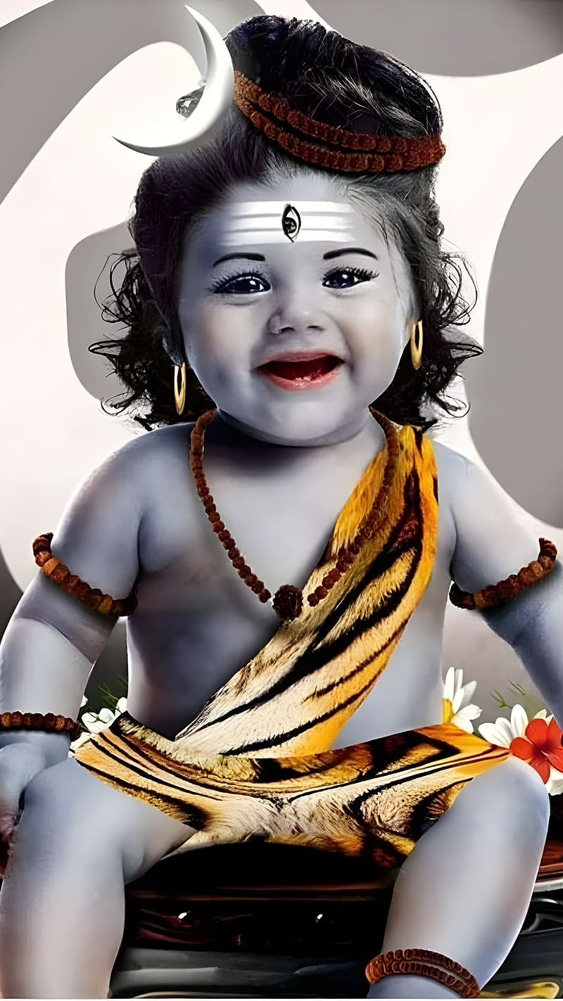 800x1423 Lord Shiva Pics, Baby Lord Shiva Smile, baby lord shiva, smile, lord, god, mahadev, HD phone wallpaper