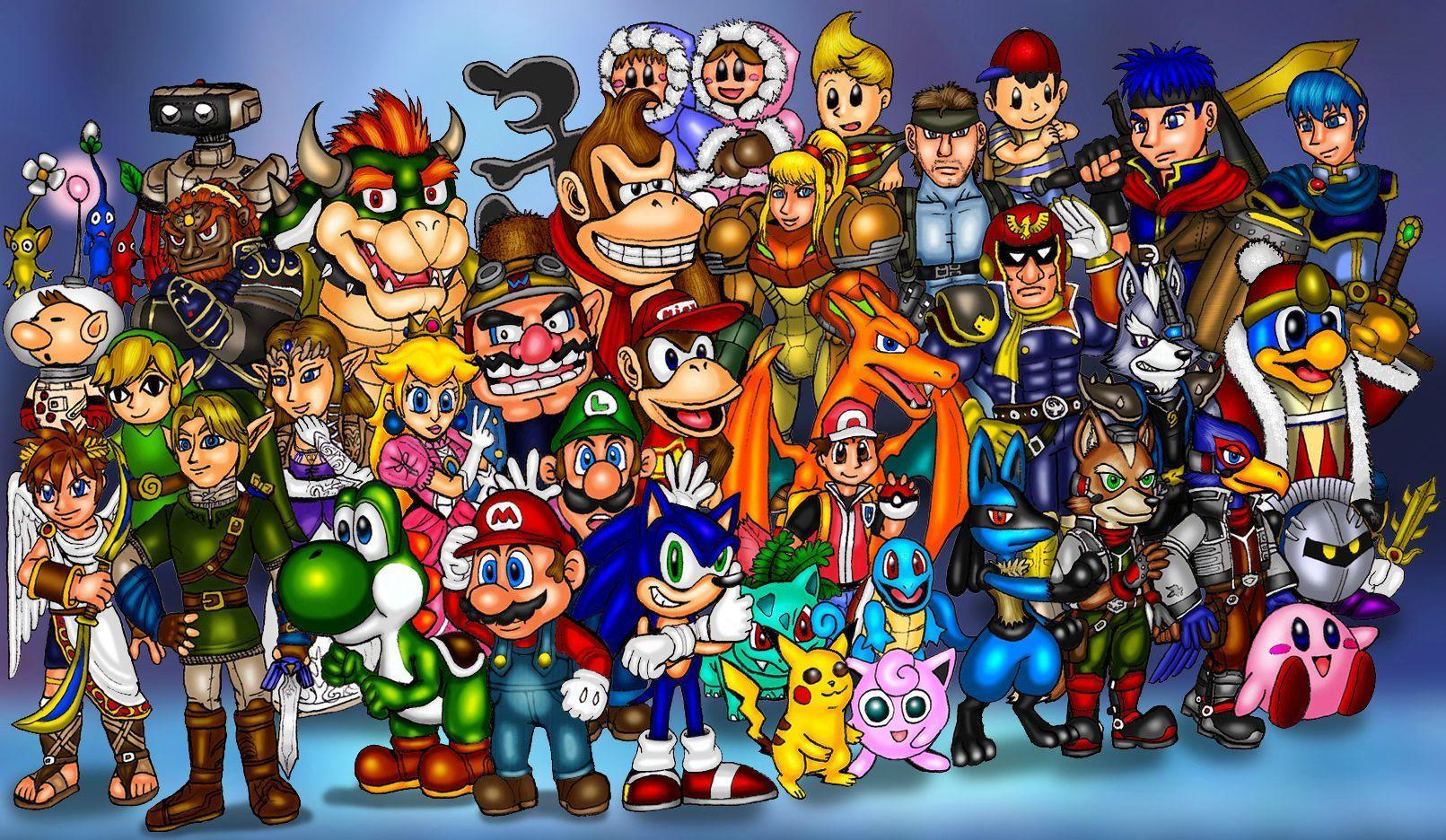 1611x936 All Video Game Characters Wallpaper .