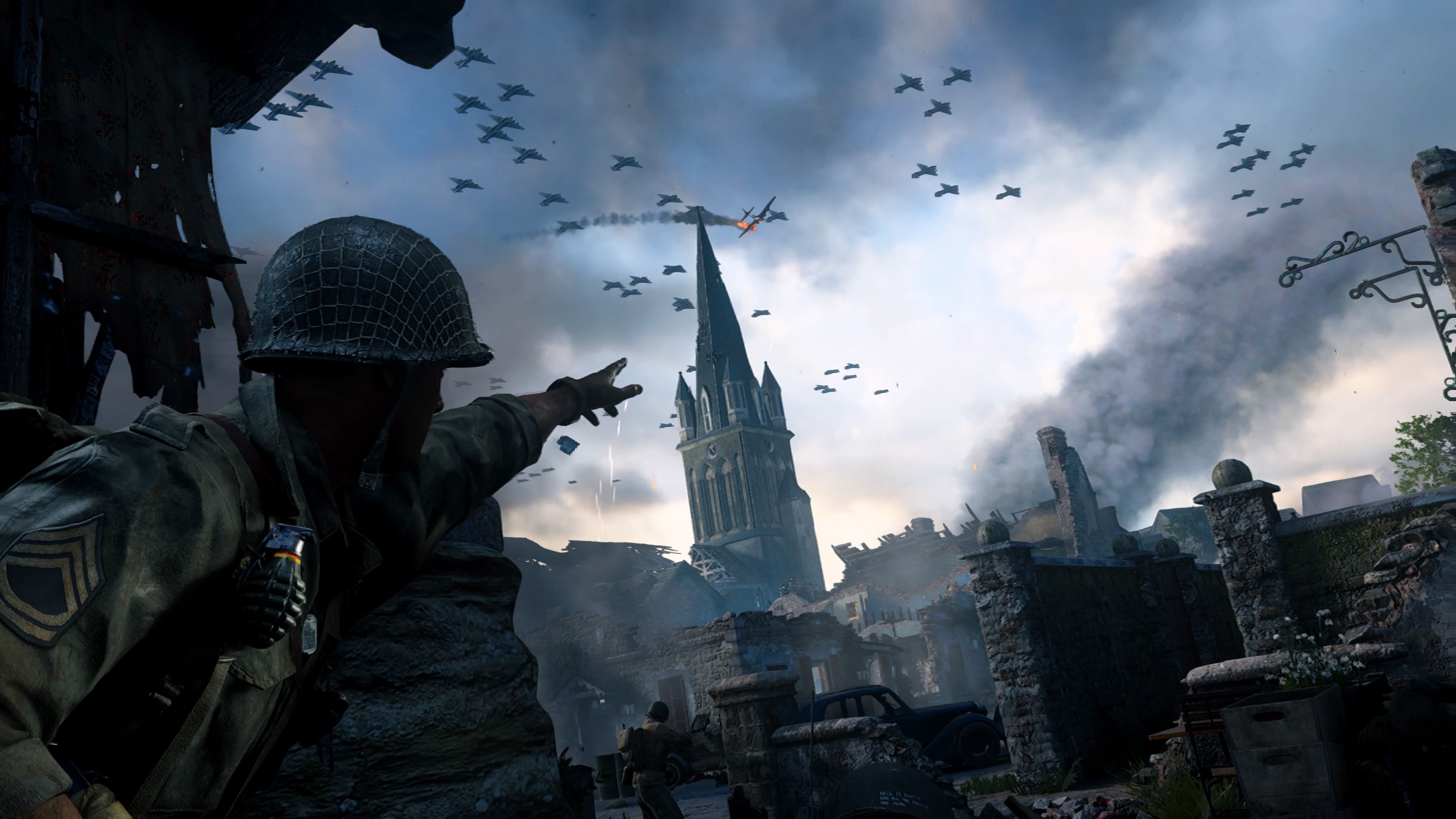 3840x2160 Wallpaper Call of Duty WWII, Call of Duty Zombies, pc Game, Games, Soldier, Background Free Image