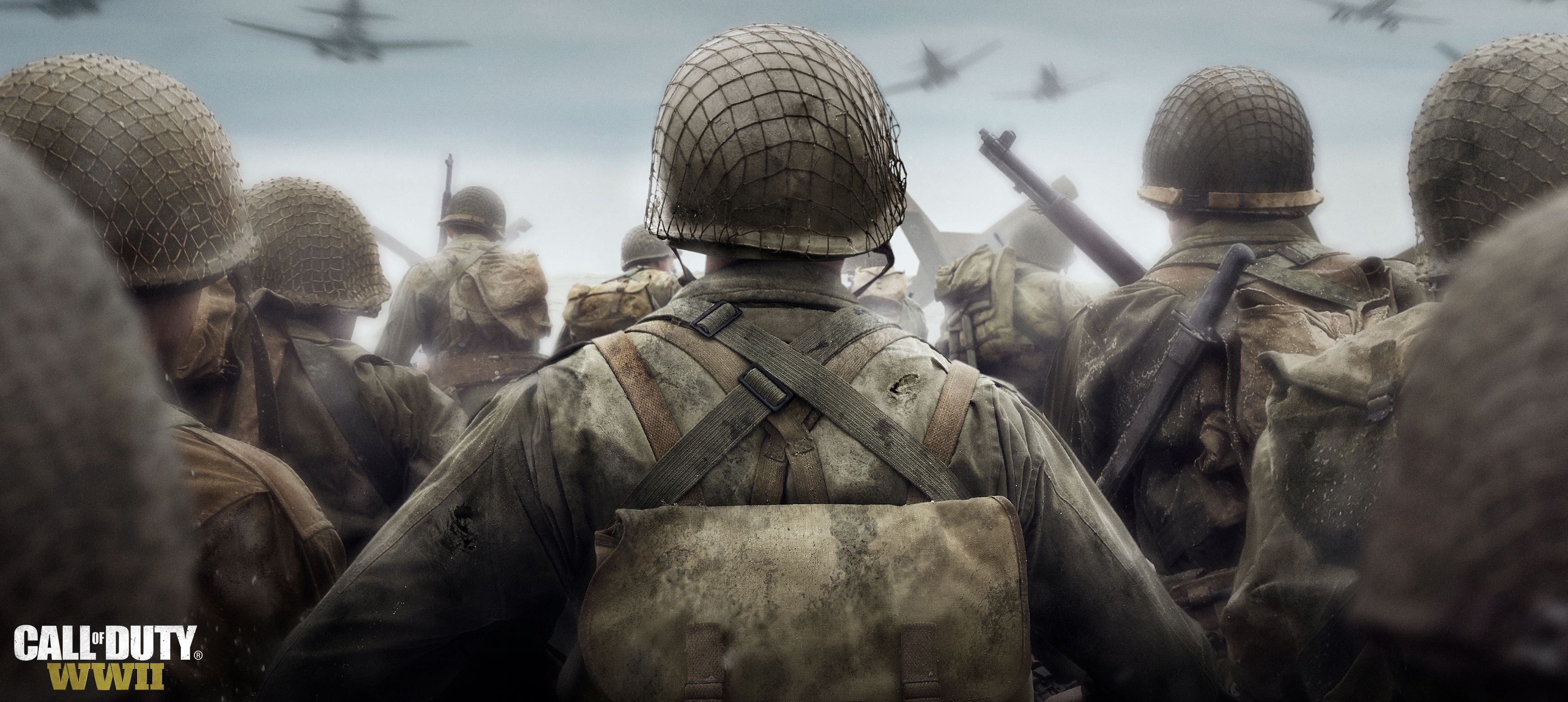 3452x1546 Free Call Of Duty: Wwii 4K Wallpaper & Desktop HD Background for PC