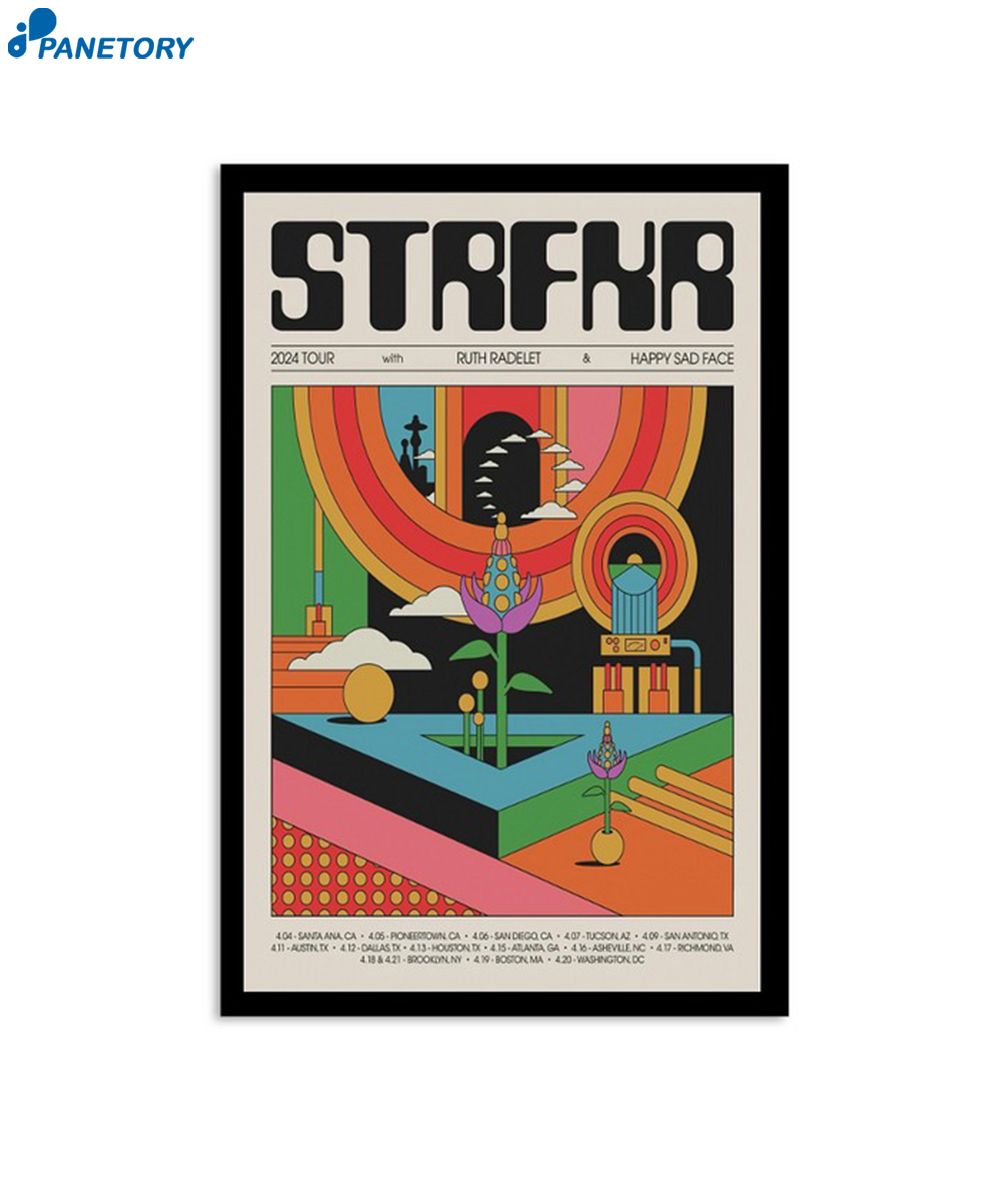 1000x1189 Strfkr April & May Tour 2024 Poster 2026