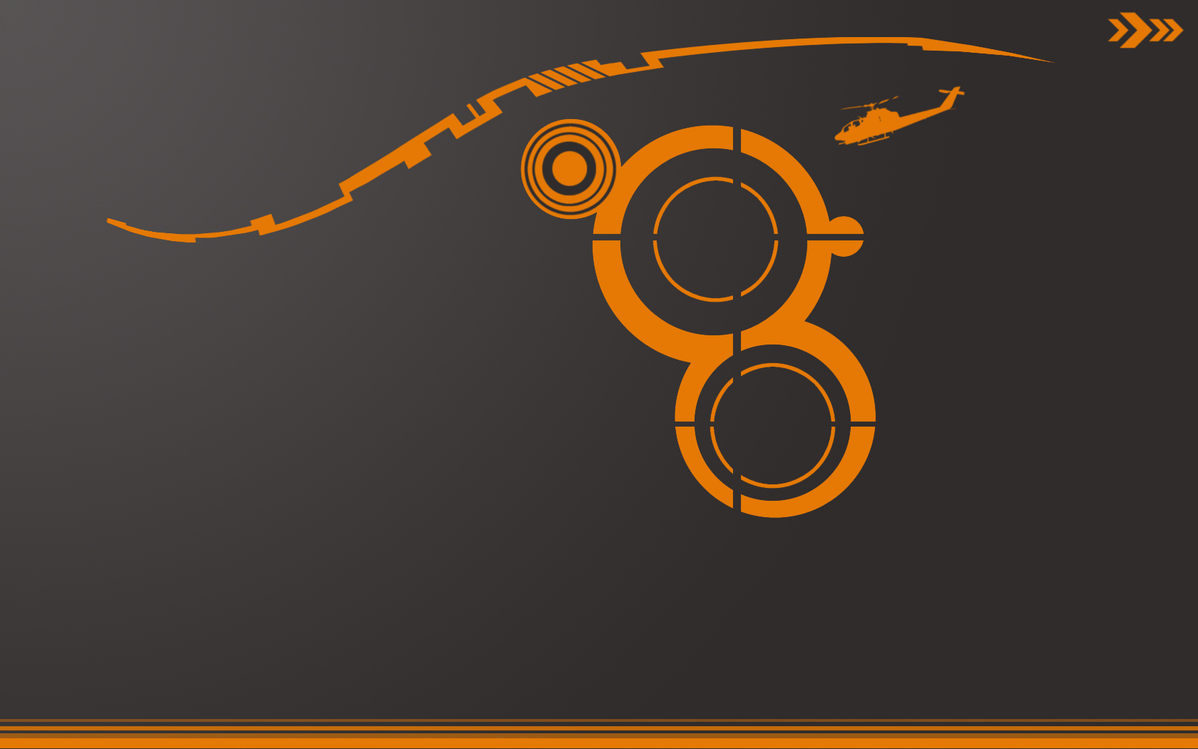 Orange And Gray Wallpaper