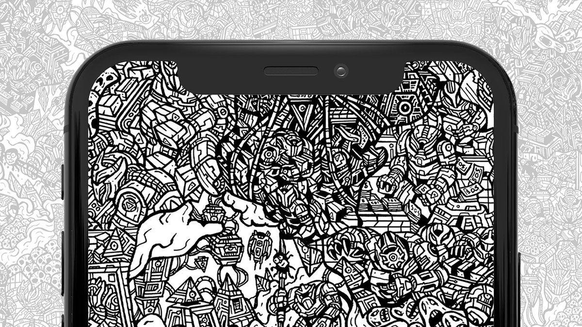 1200x675 dbrand* Robot Camo wallpaper: *actually free