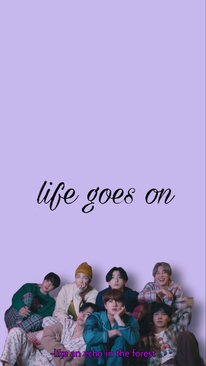 675x1200 BTS Life Goes On Wallpaper