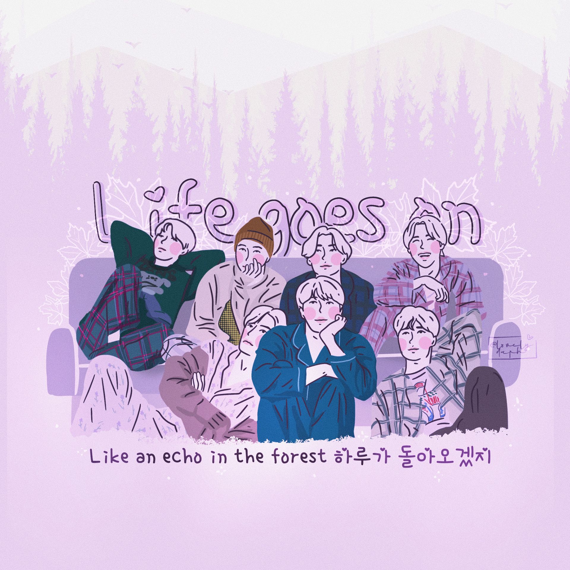 1920x1920 BTS Goes On / Trilogy (3). Image - Behance