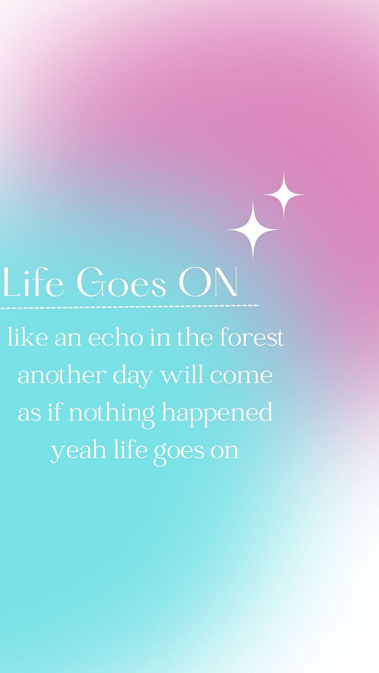 752x1337 LIFE GOES ON by Apra Sowkat on Dribbble
