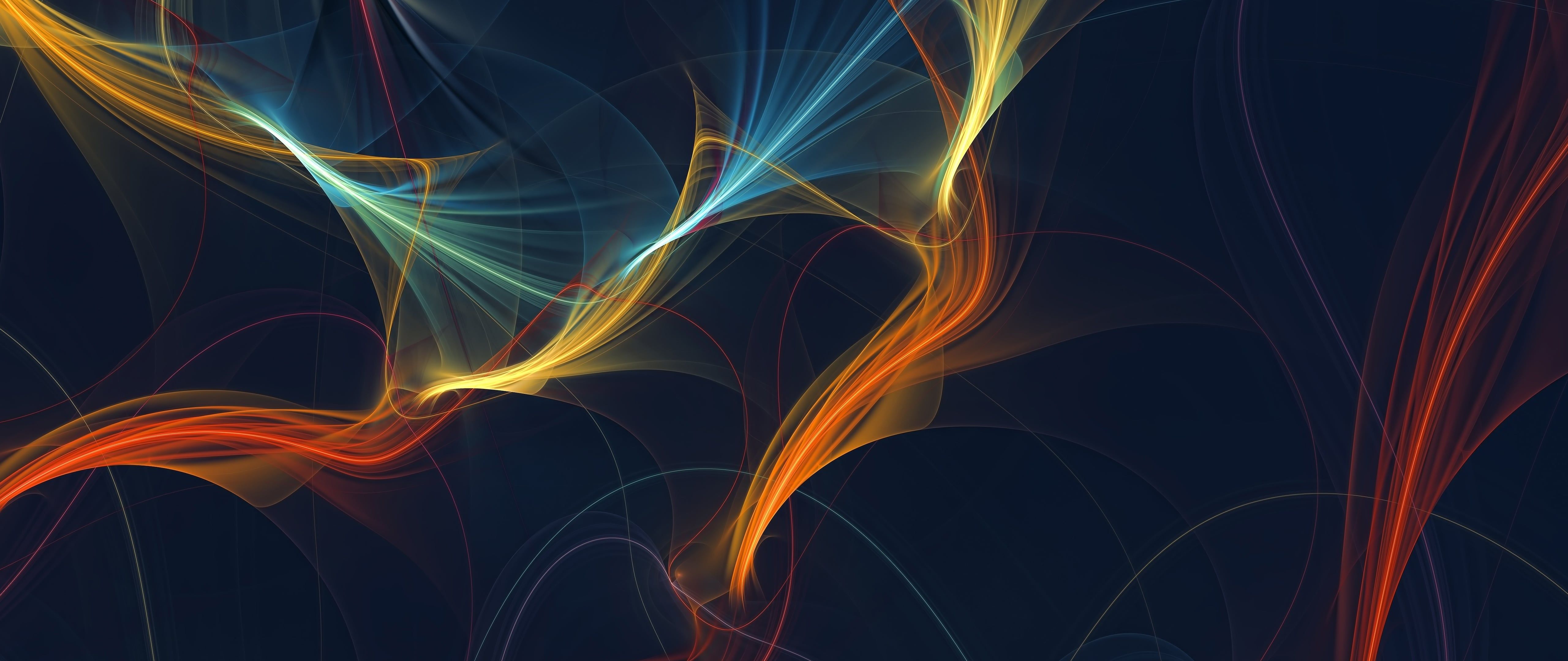 5120x2160 Colorful Lines [5120x2160]