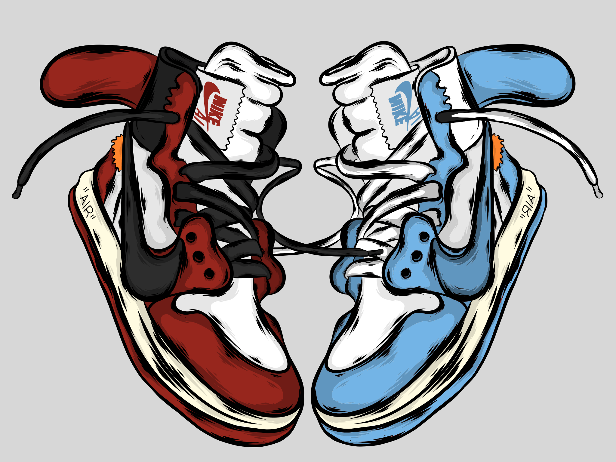2048x1536 Retro Jordans Wallpaper