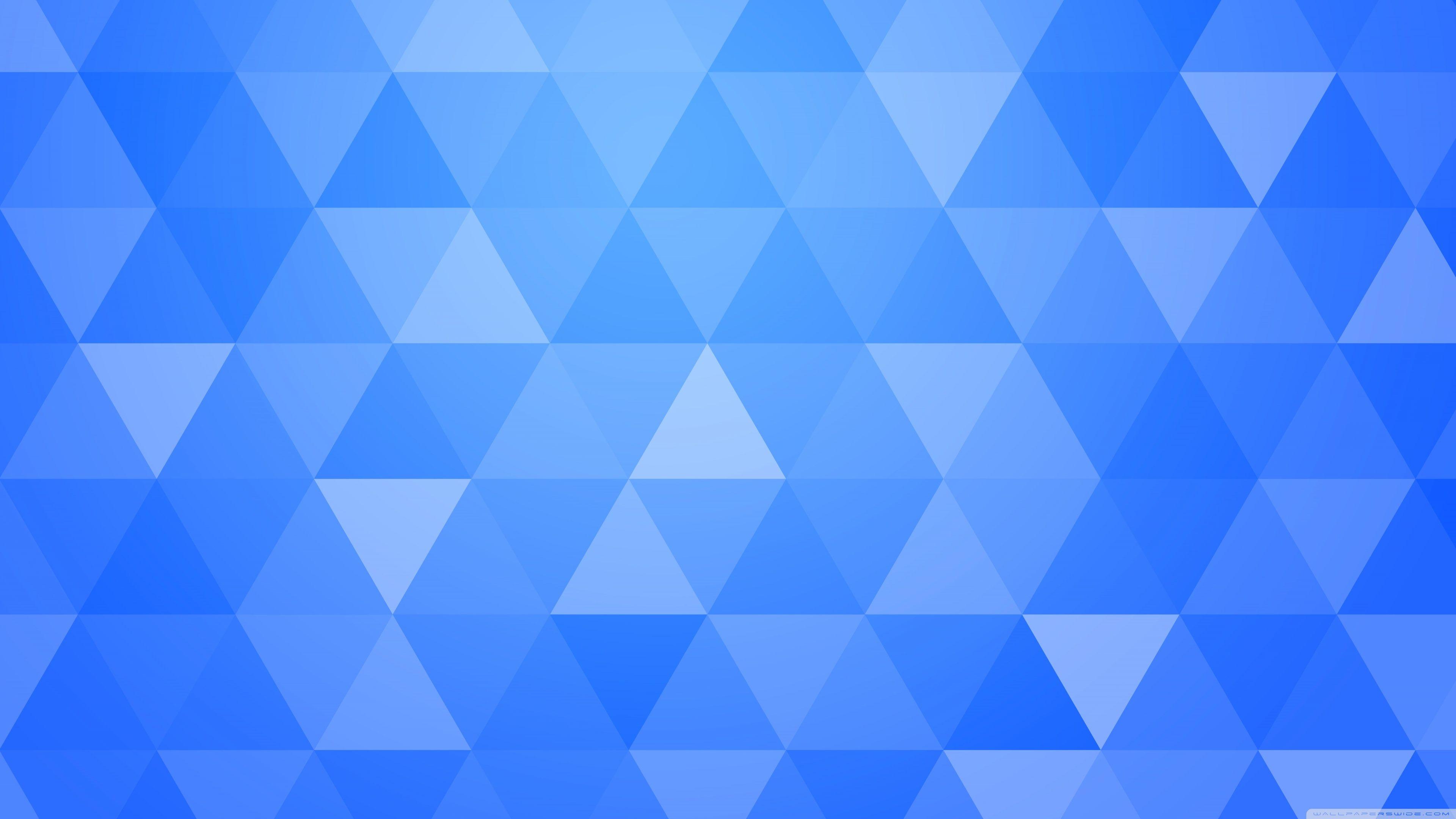 3840x2160 Blue Abstract Geometric Triangle Background Ultra HD Desktop Background Wallpaper for 4K UHD TV : Multi Display, Dual & Triple Monitor : Tablet