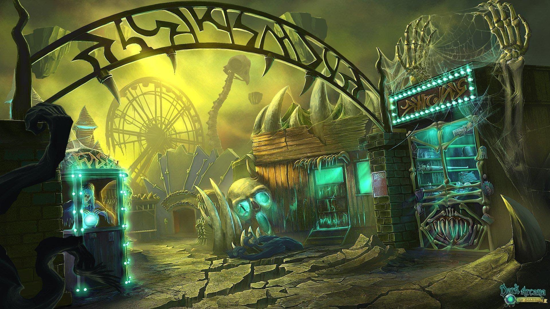 1920x1080 Dark Arcana The Carnival05 hidden object video games #games P # wallpaper #hdwallpaper #desktop. Arcanum, Carnival image, Creepy carnival