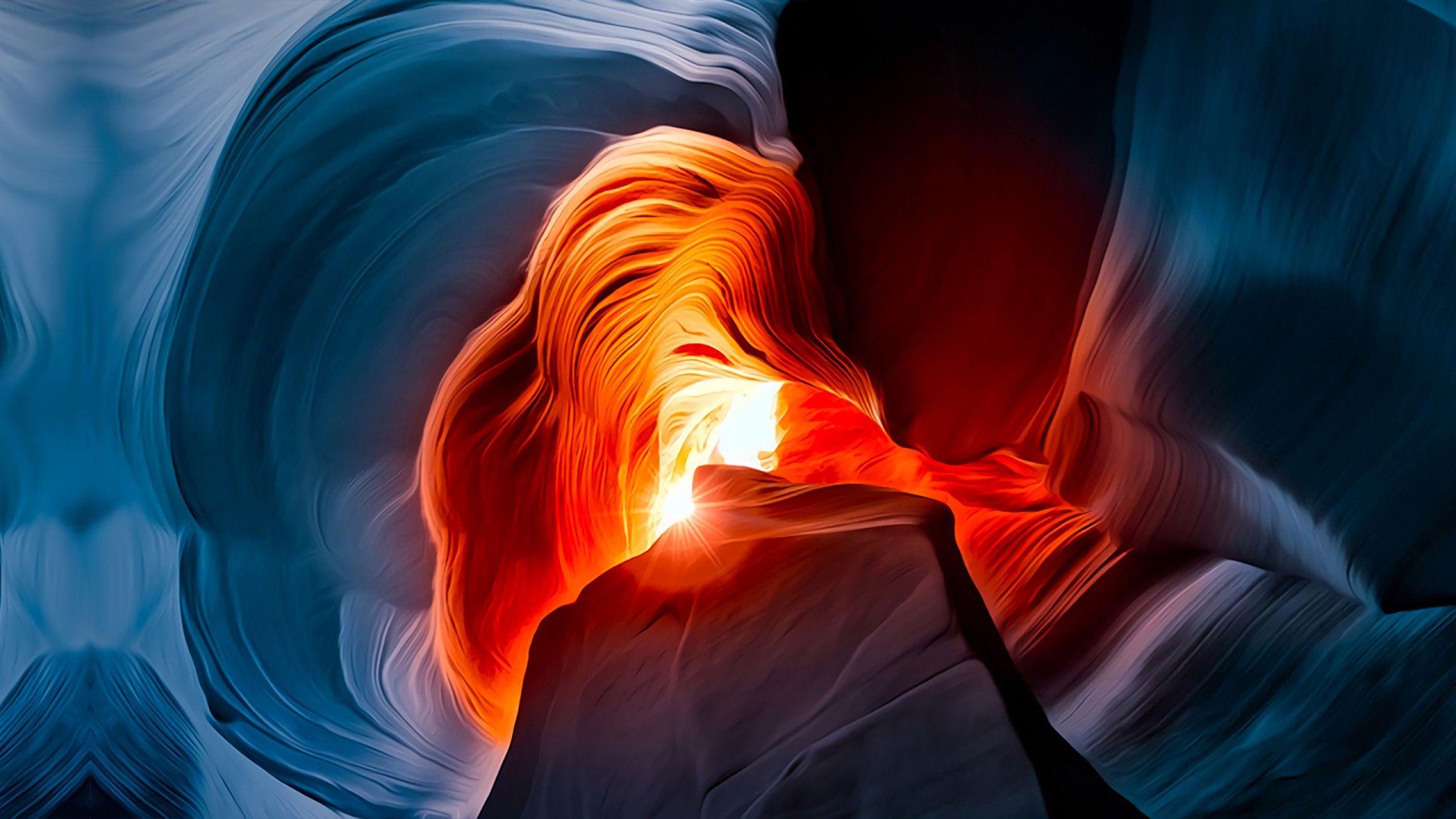 2560x1440 Wallpaper Xiaomi Mi Mix abstract, colorful, dark, OS